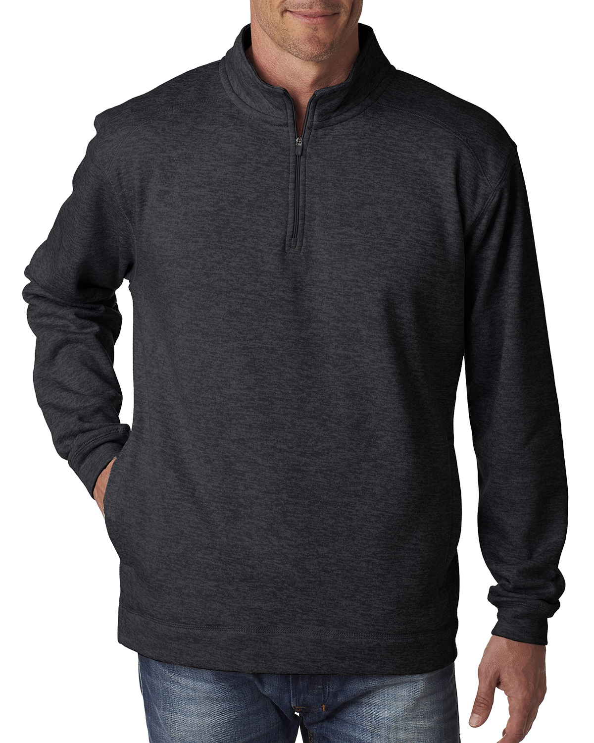 J. America 8614 Cosmic Fleece Quarter-Zip Pullover Sweatshirt