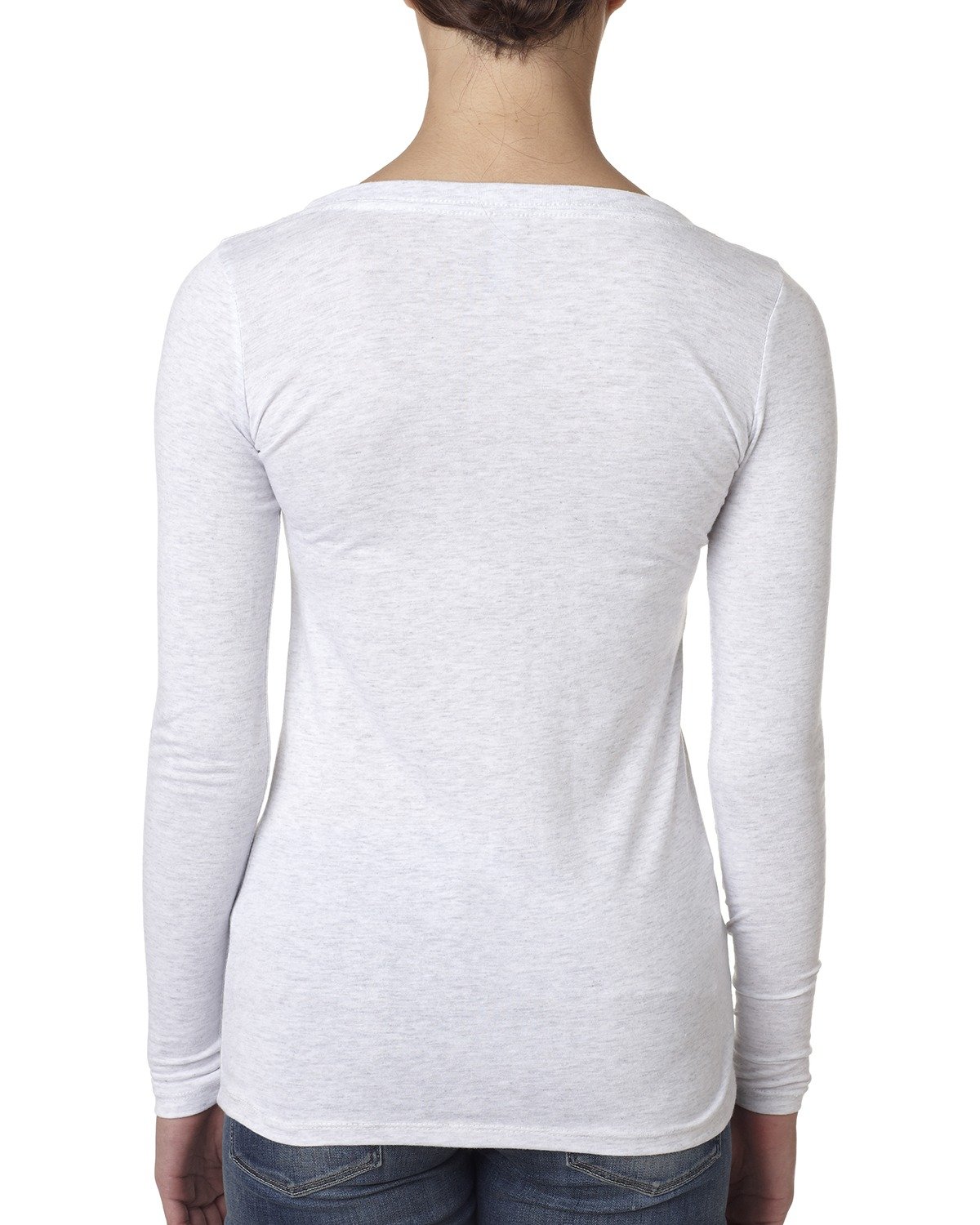 Next Level Women's Premium Fit Triblend Long Sleeve Scoop Neck T-Shirt M-6731 