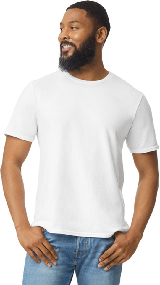 Gildan 64000 White Adult Softstyle® Oz. Shirt | Shirts