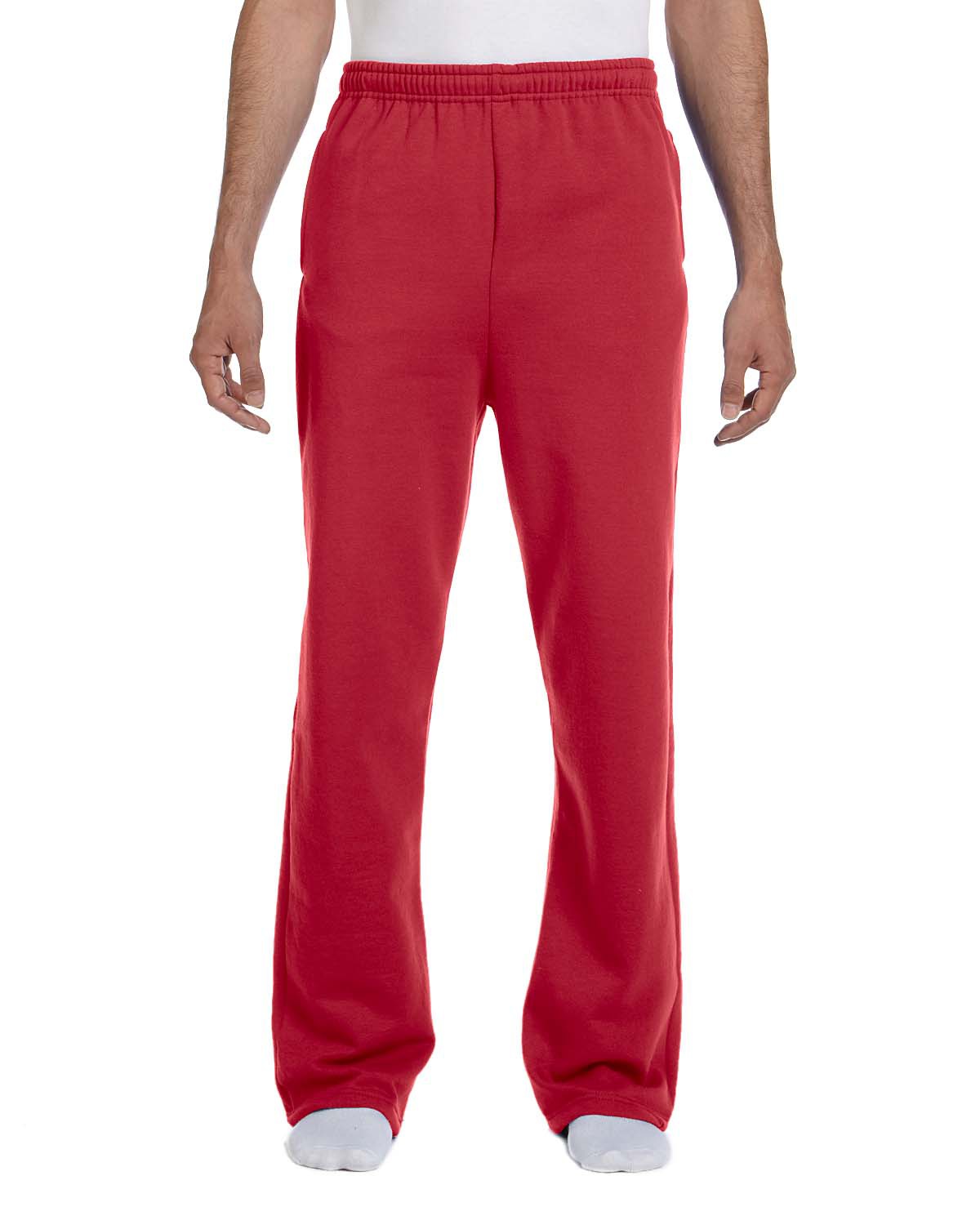 100 cotton open bottom sweatpants