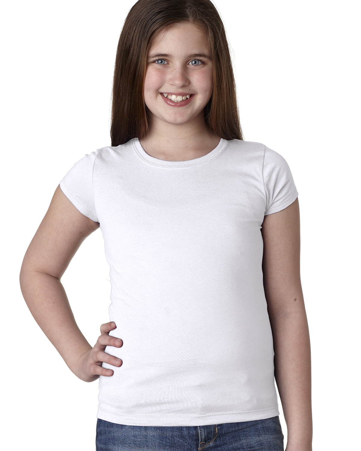 next level white t shirt