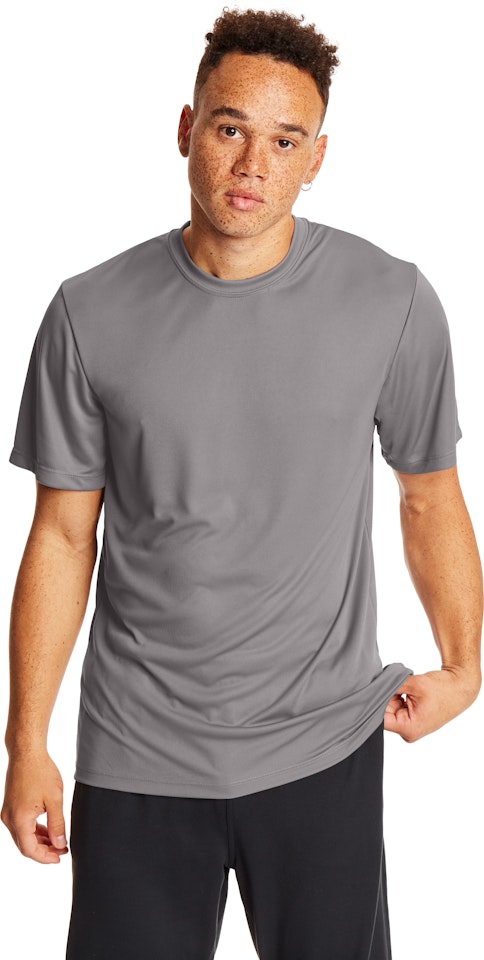 Hanes Sport Men's Performance Baseball T-Shirt - Gray M