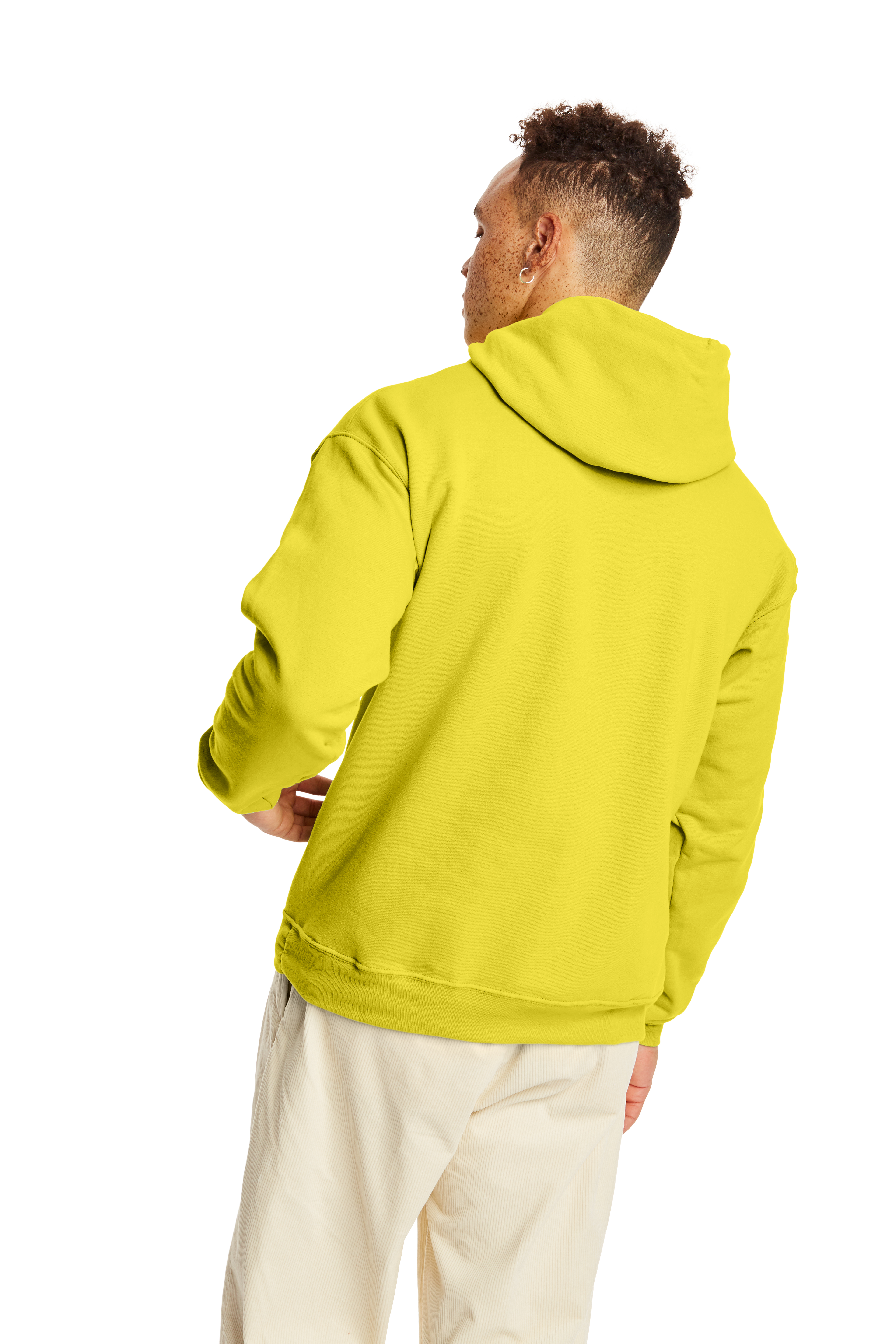 Yellow discount hanes hoodie