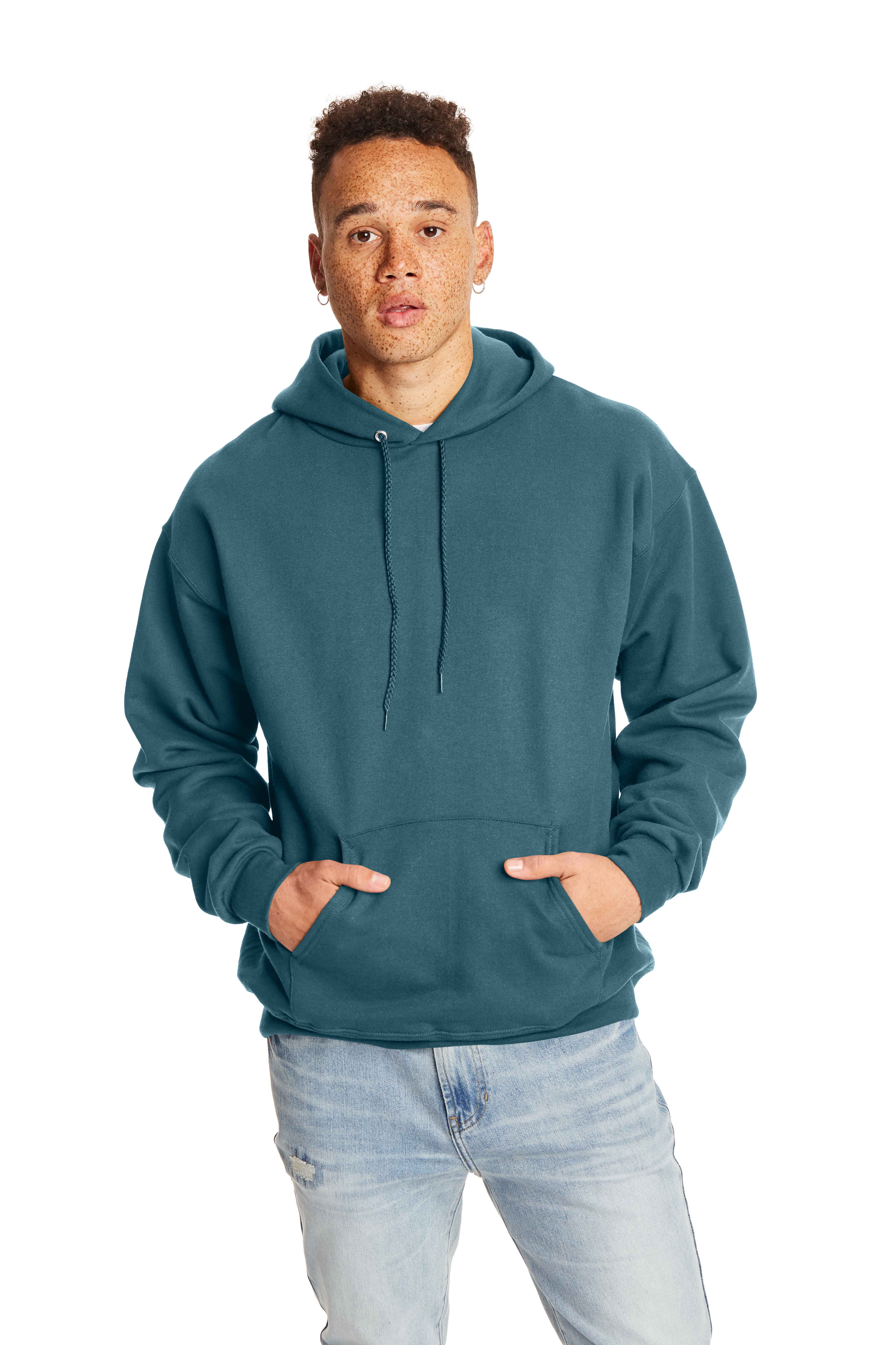 Hanes F170 9.7 Oz. Ultimate Cotton 90 10 Pullover Hoodie Jiffy