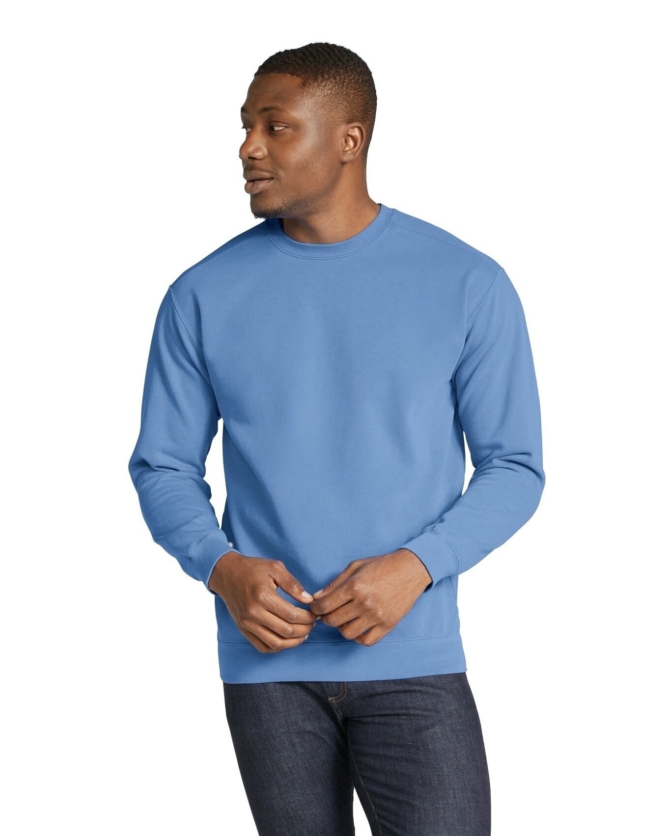 Blue and best sale grey sweatshirt