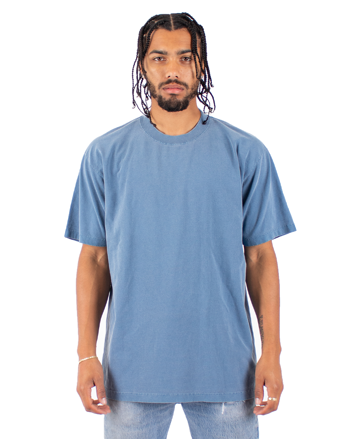 Shaka Wear Garment-Dyed Crewneck T-Shirt