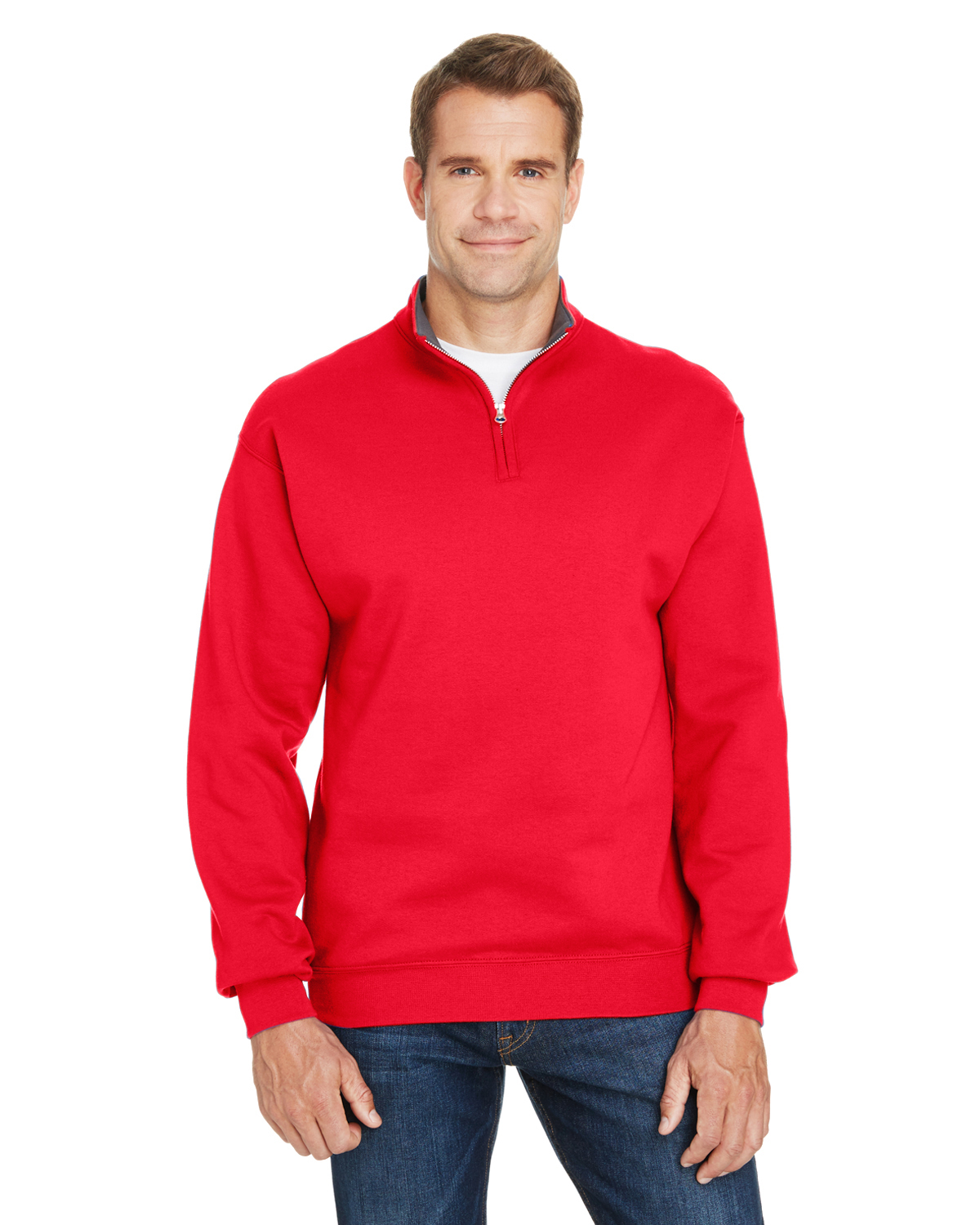 fruit of the loom quarter zip