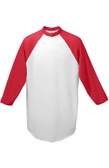 Augusta Sportswear 4421 White / Red