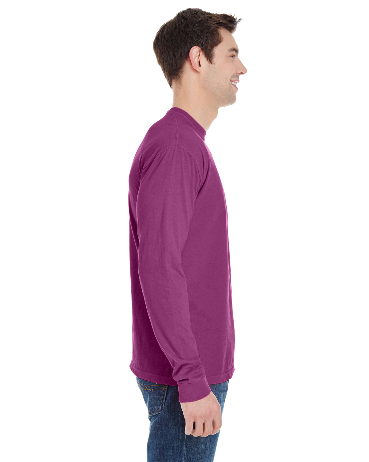 Comfort Colors C6014 Boysenberry Adult Heavyweight RS LongSleeve TShirt JiffyShirts