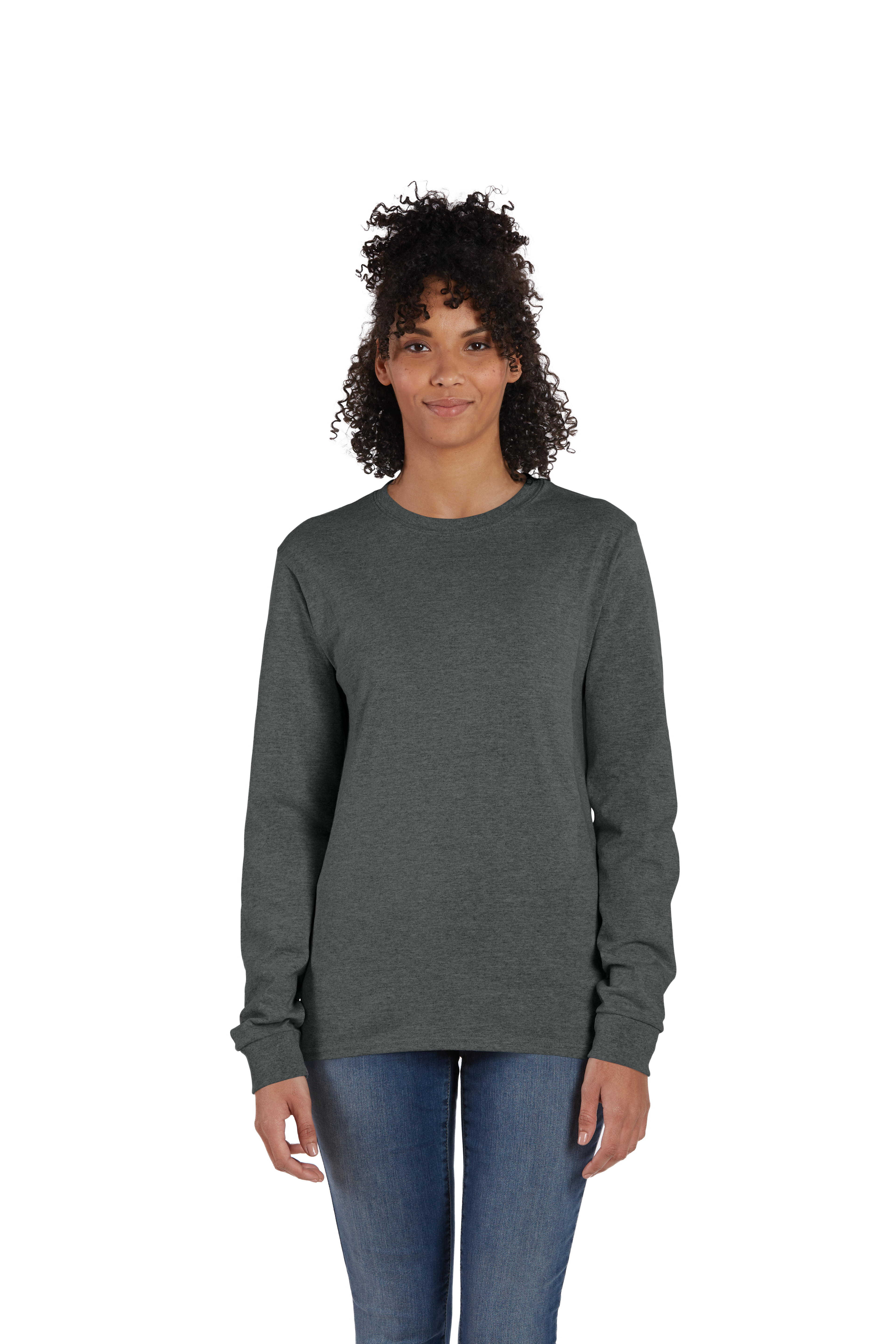 Hanes 5286 5.2 Oz. Essential T Long Sleeve Tee | Jiffy Shirts