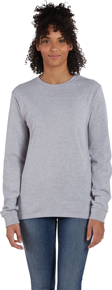 Hanes 5.2 oz. ComfortSoft Cotton Long-Sleeve T-Shirt (5286), Light
