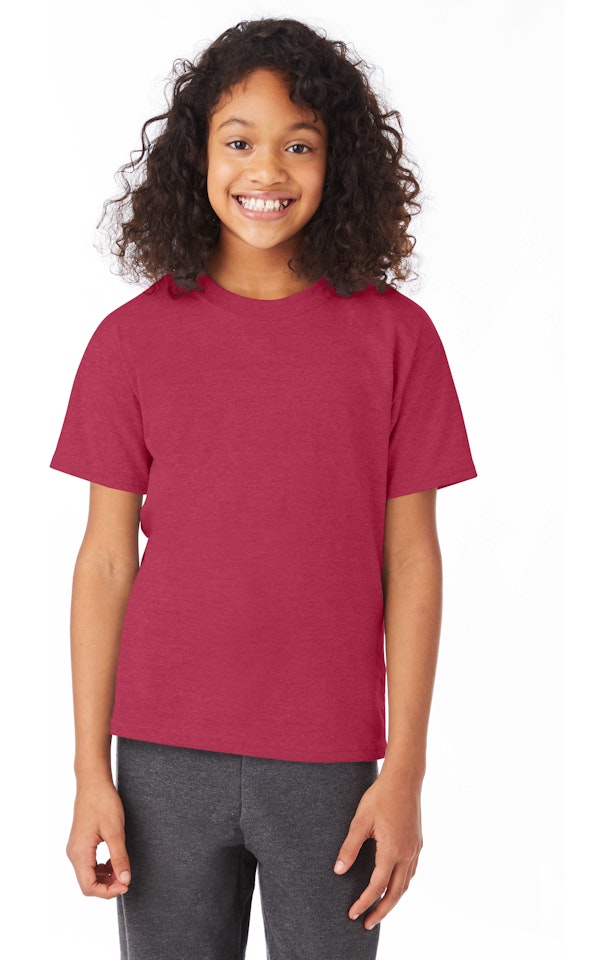 Hanes 5370 Heather Red