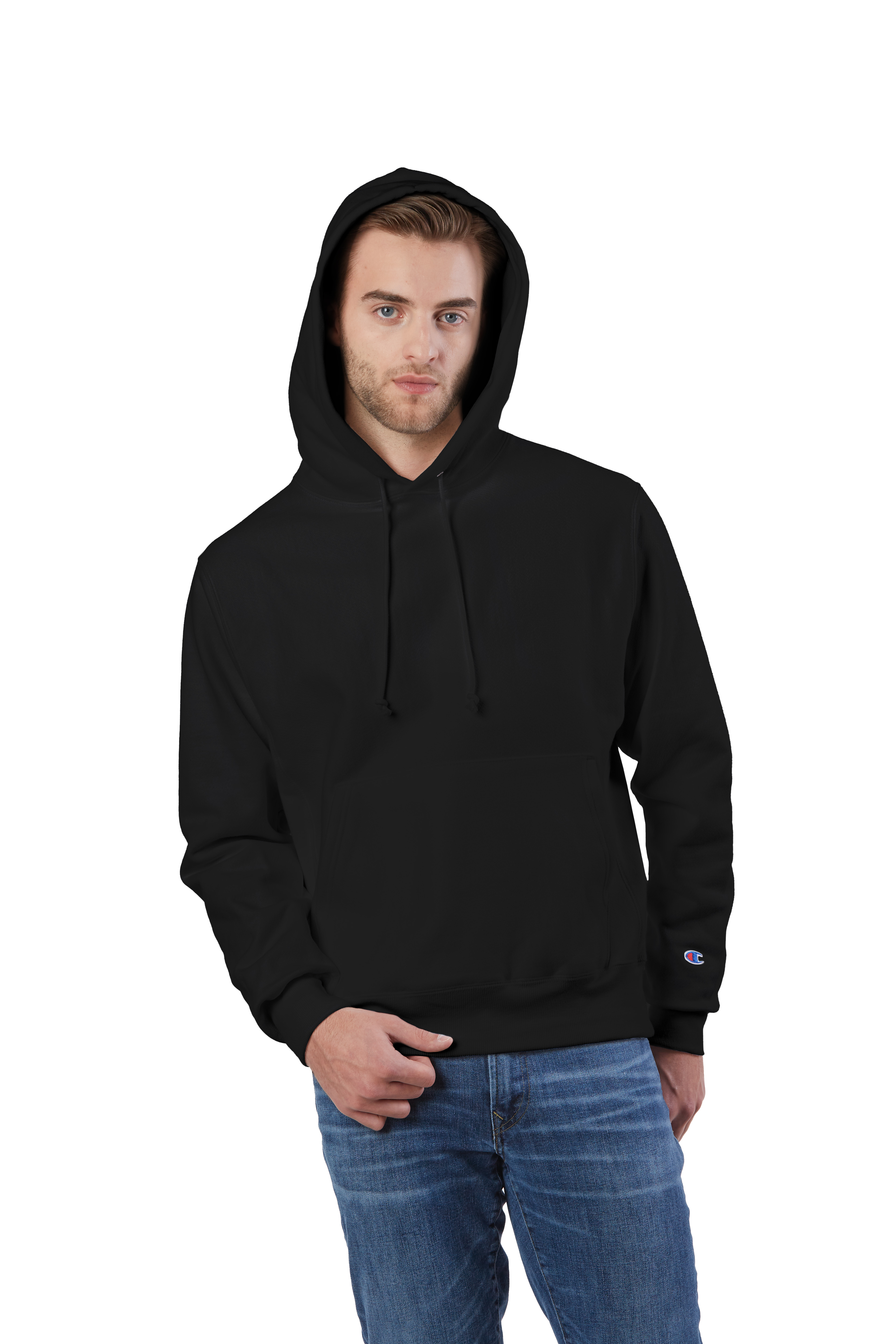 Champion S1051 Reverse Weave® 12 Oz., Pullover Hooded Sweatshirt