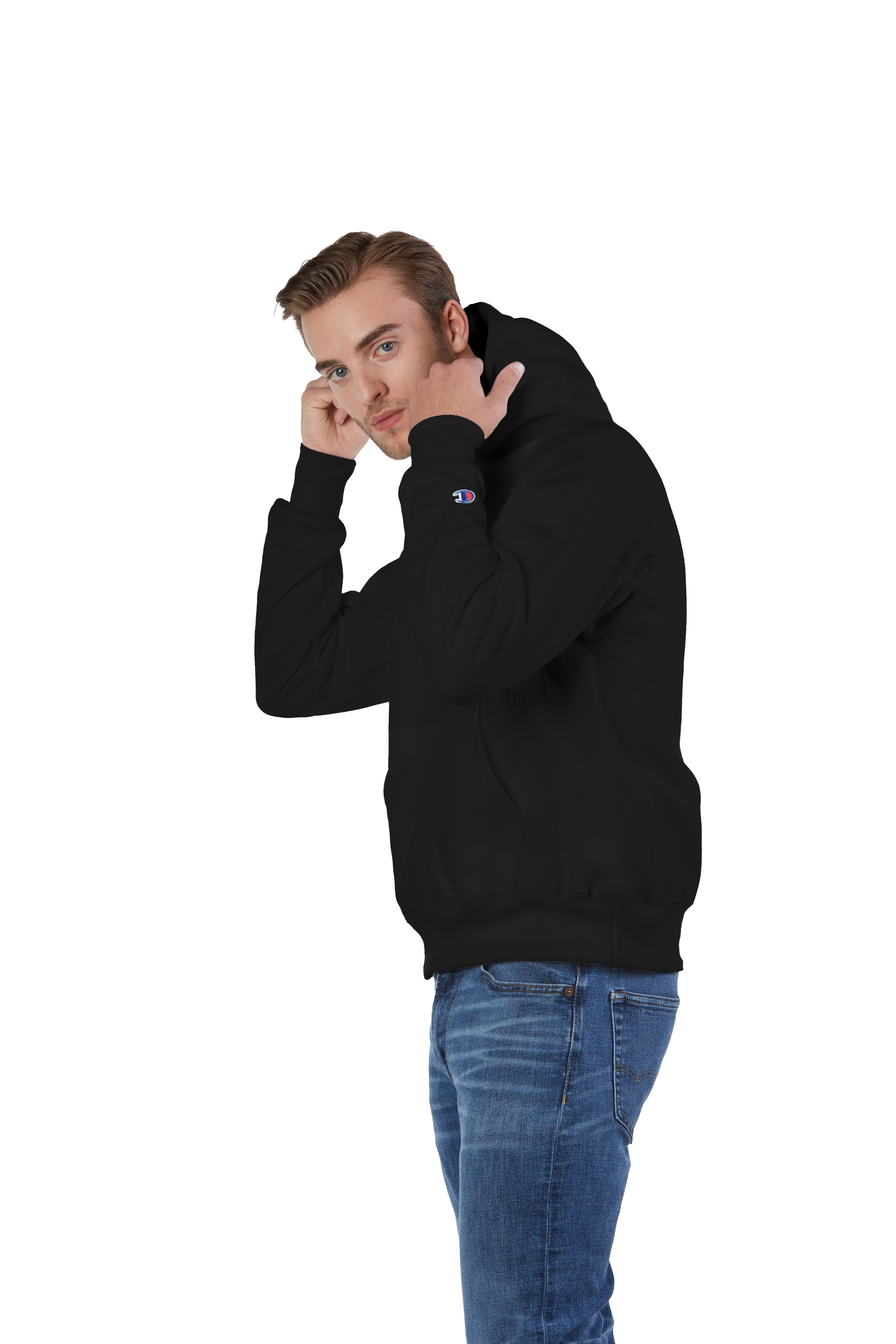 Champion S1051 Reverse Weave® 12 Oz., Pullover Hooded Sweatshirt