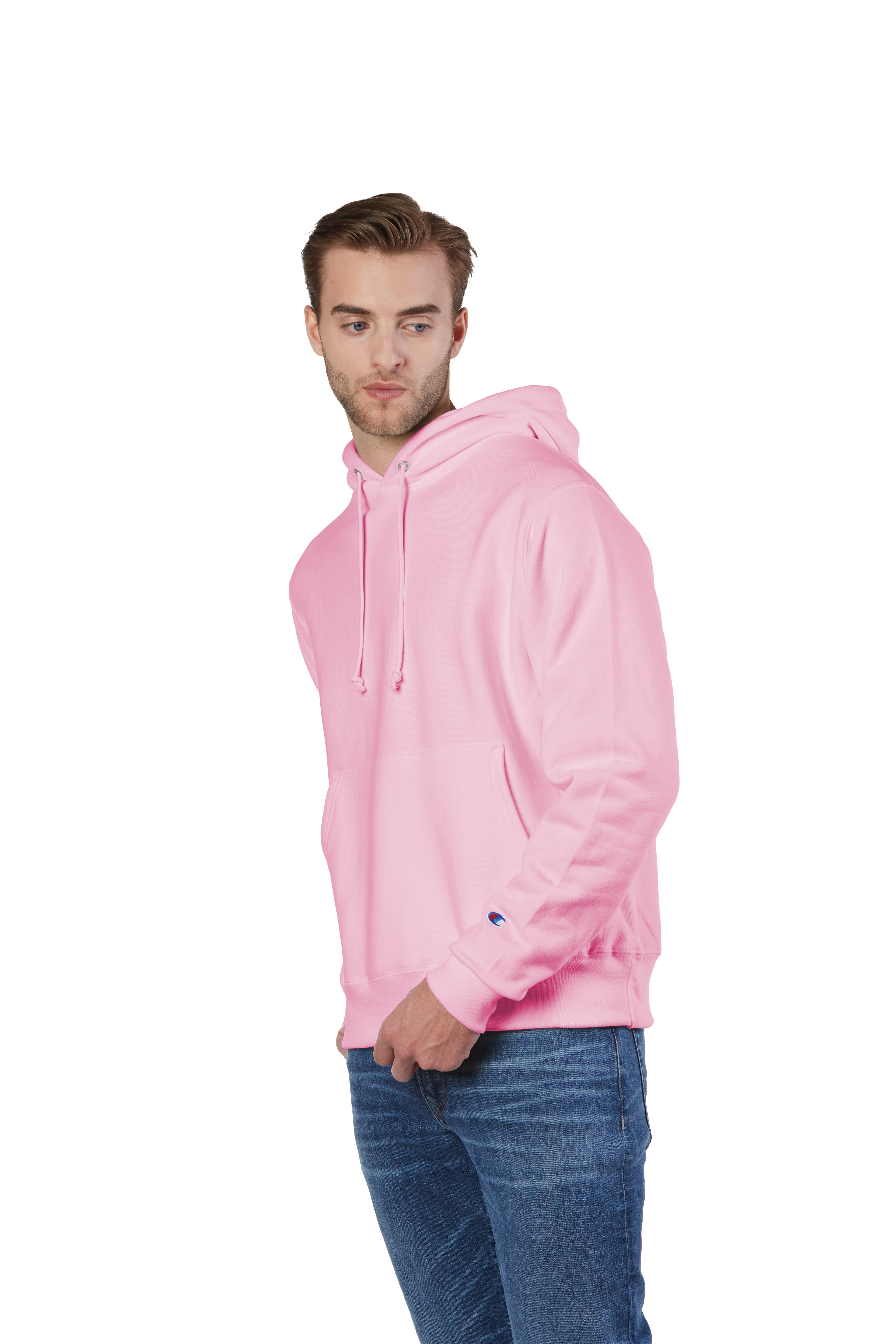 Pink candy hotsell champion hoodie