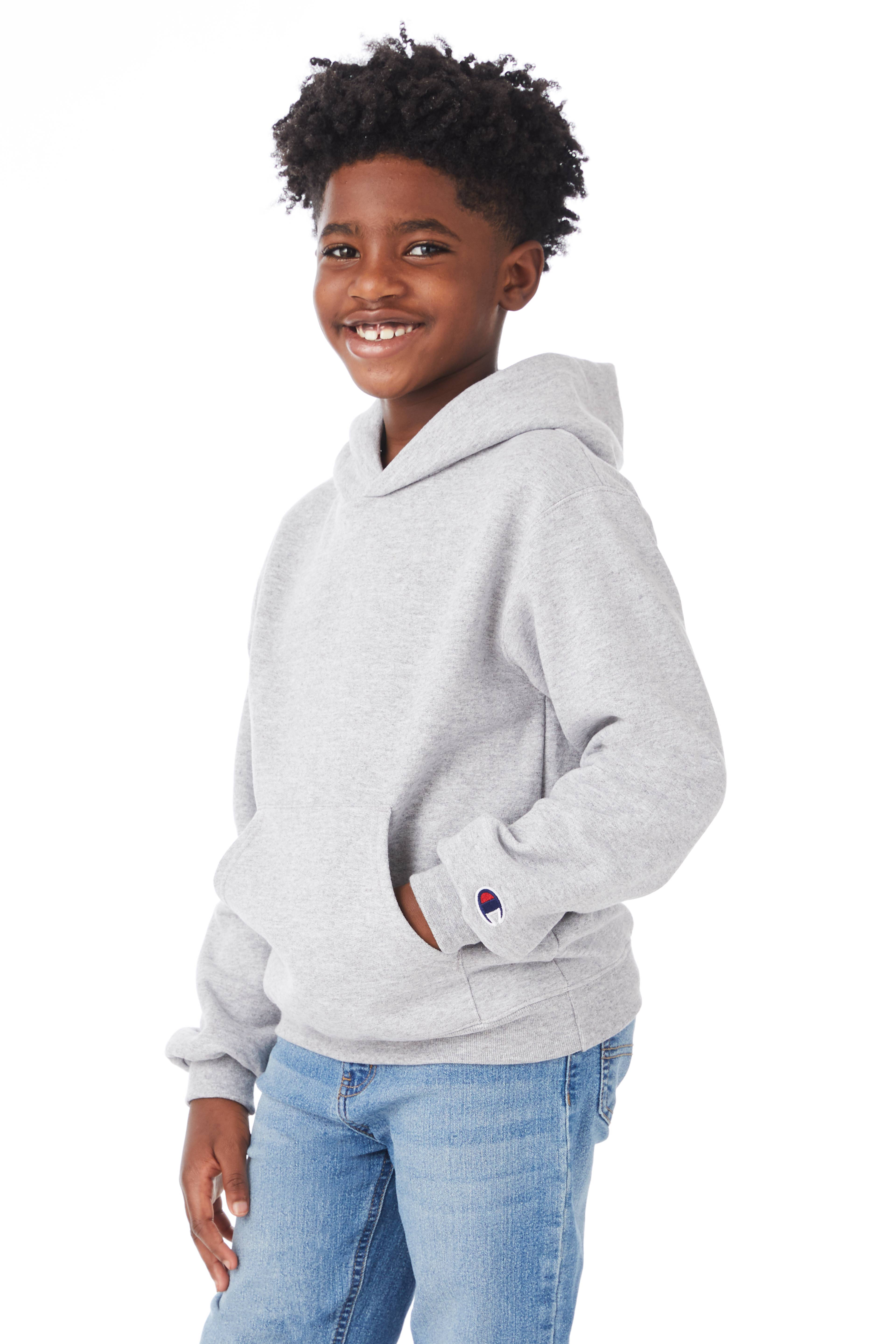 Grey champion hoodie online boys