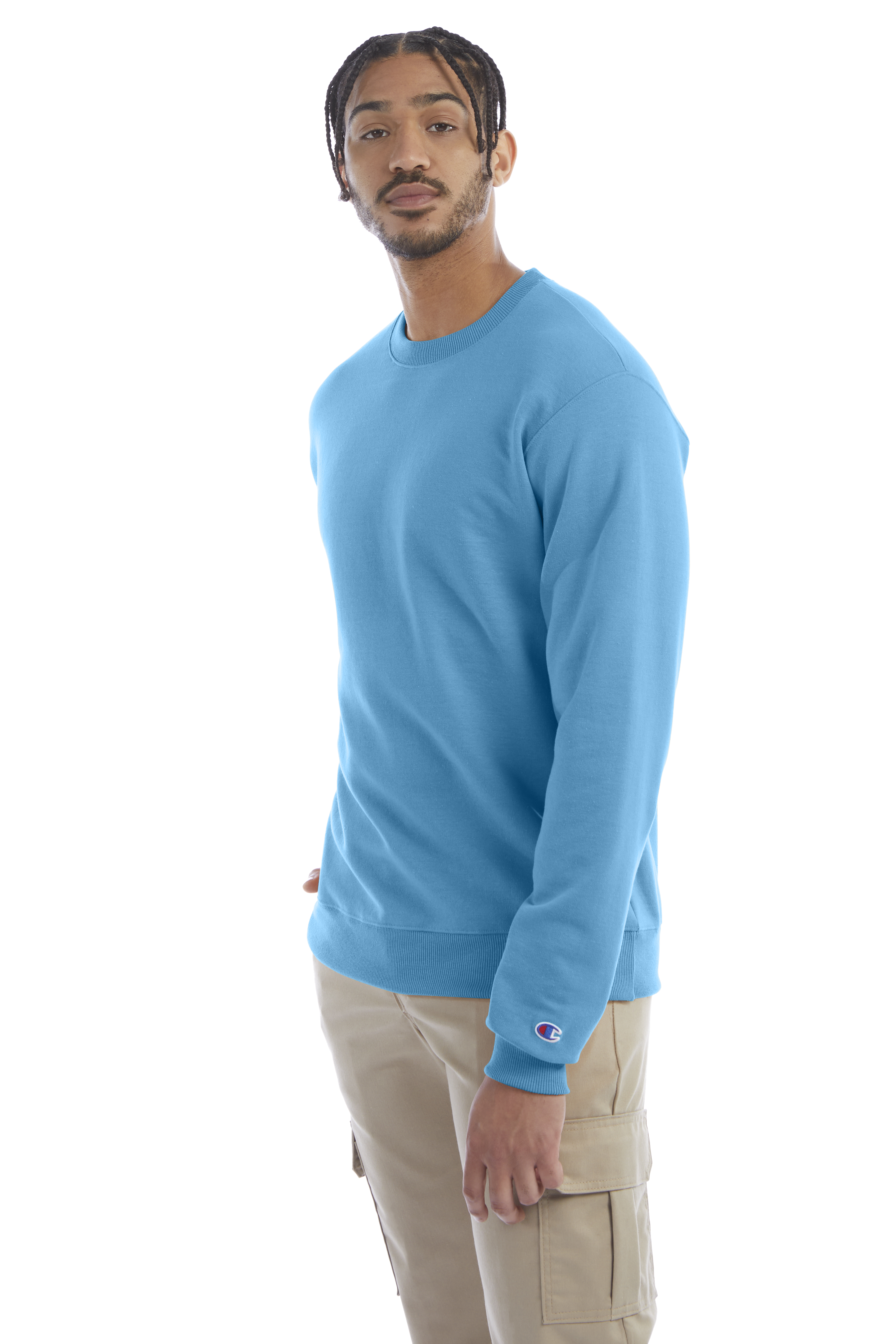 Champion blue crew online neck