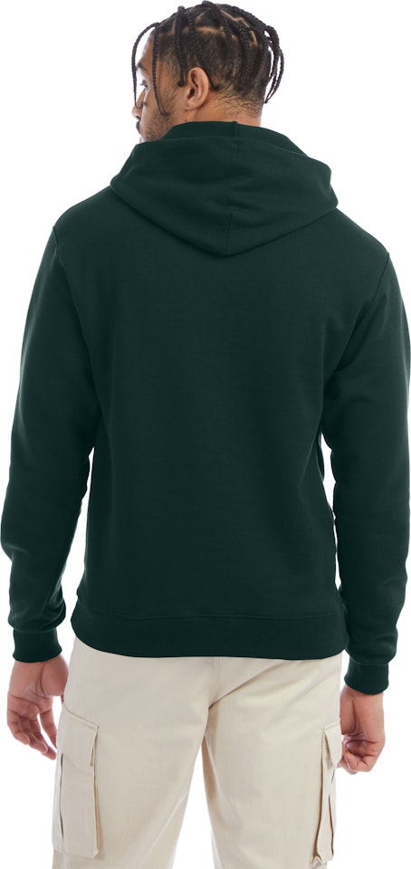 Hanes Men's Big & Tall Ultimate Cotton Full-zip Hooded Sweatshirt - Forest  3xl : Target