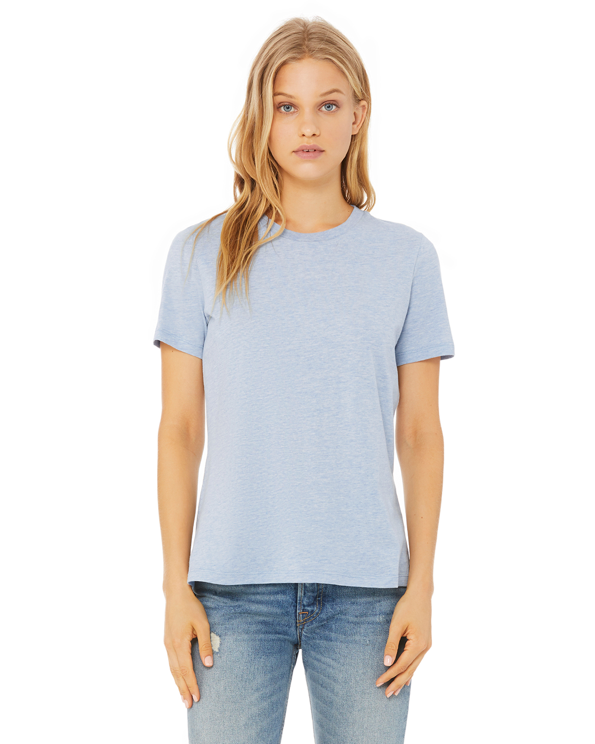 Download Bella + Canvas 6400CVC Heather Deep Teal Ladies' Heathered ...