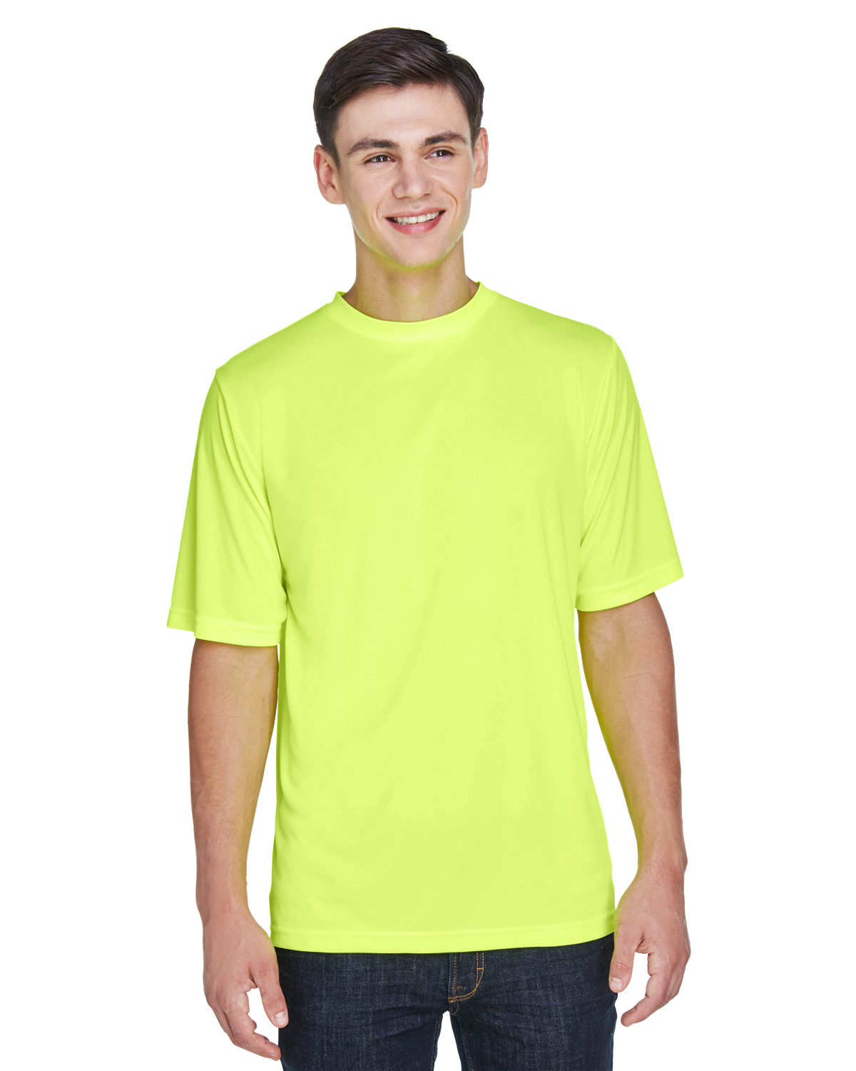 Safety yellow hot sale t shirts