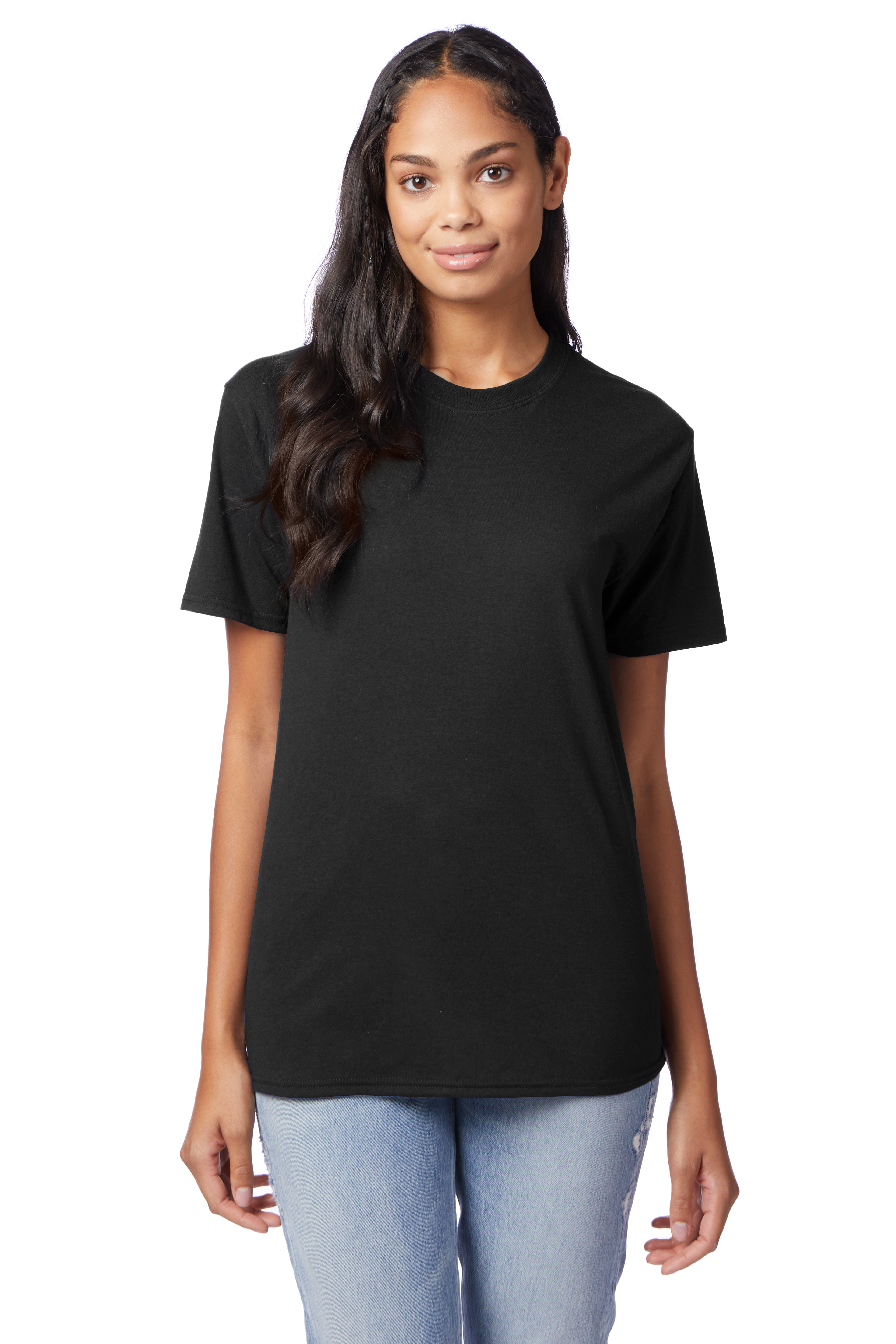 Black t outlet shirt hanes