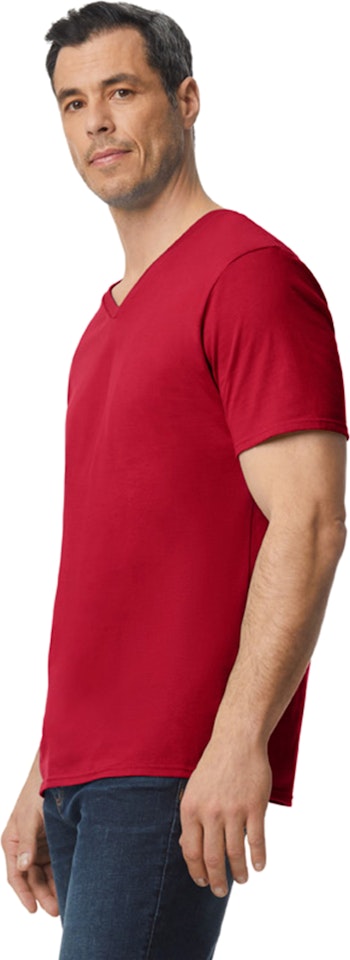 Men's Texas Rangers Royal/Red Solid V-Neck T-Shirt