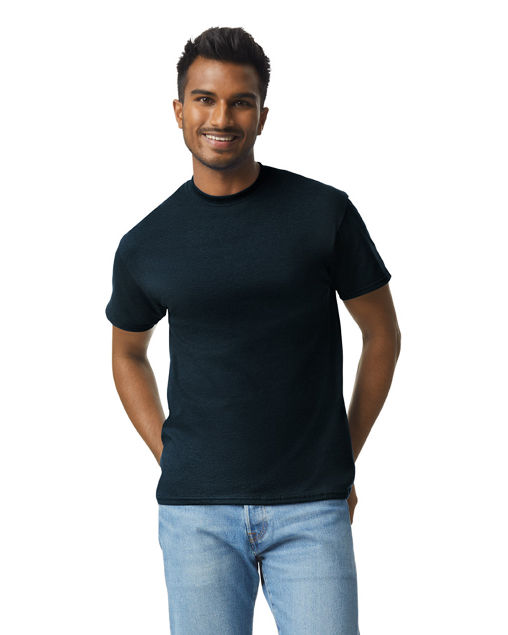 Gildan 2000 Black Adult Ultra Cotton® 6 Oz. T Shirt | Jiffy Shirts