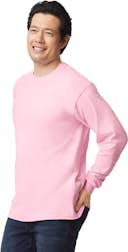 Gildan Ultra Cotton„¢ adult long sleeve t-shirt Light Pink 2XL