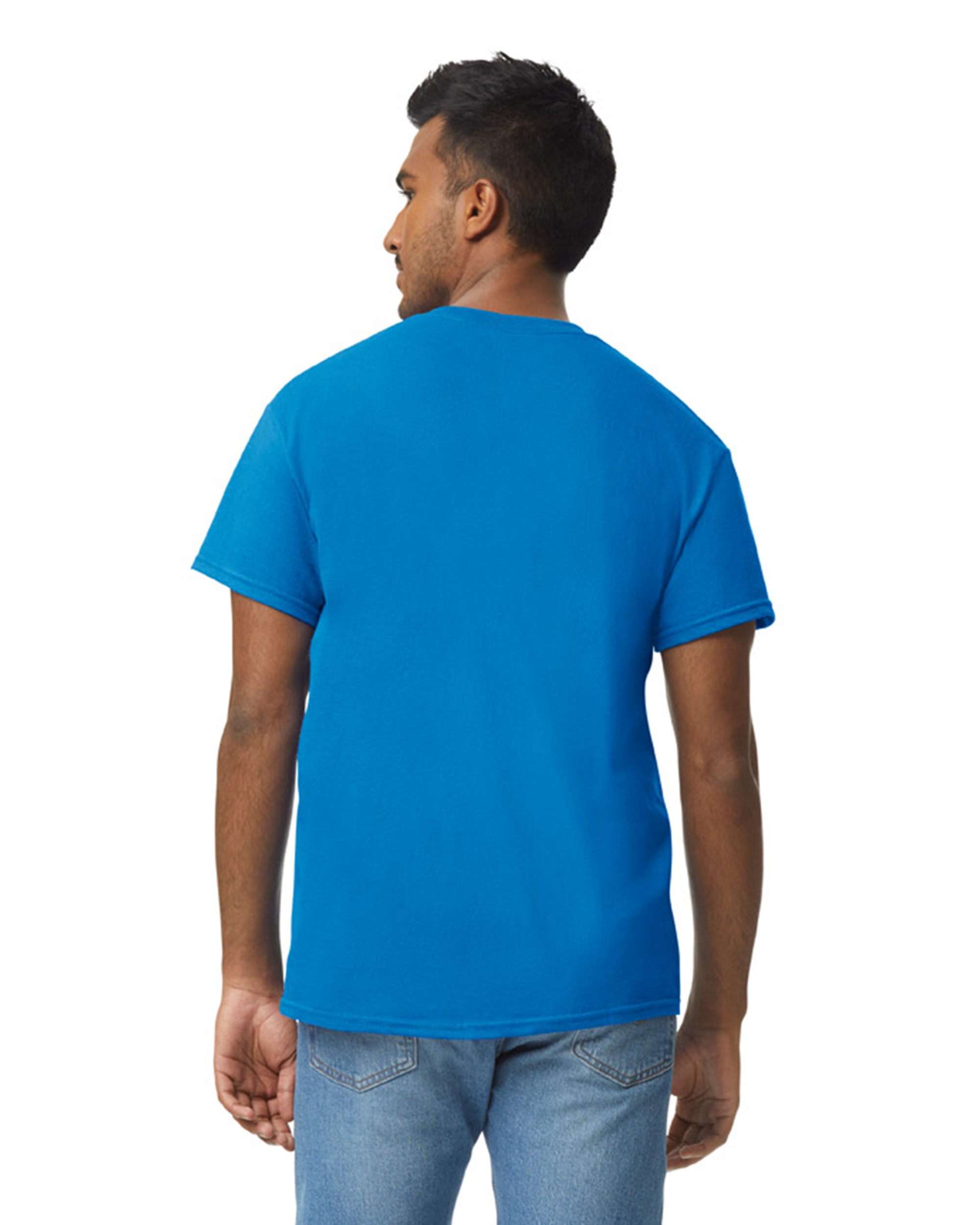 Gildan 5000 Neon Blue Adult Heavy Cotton™ T Shirts | Jiffy Shirts