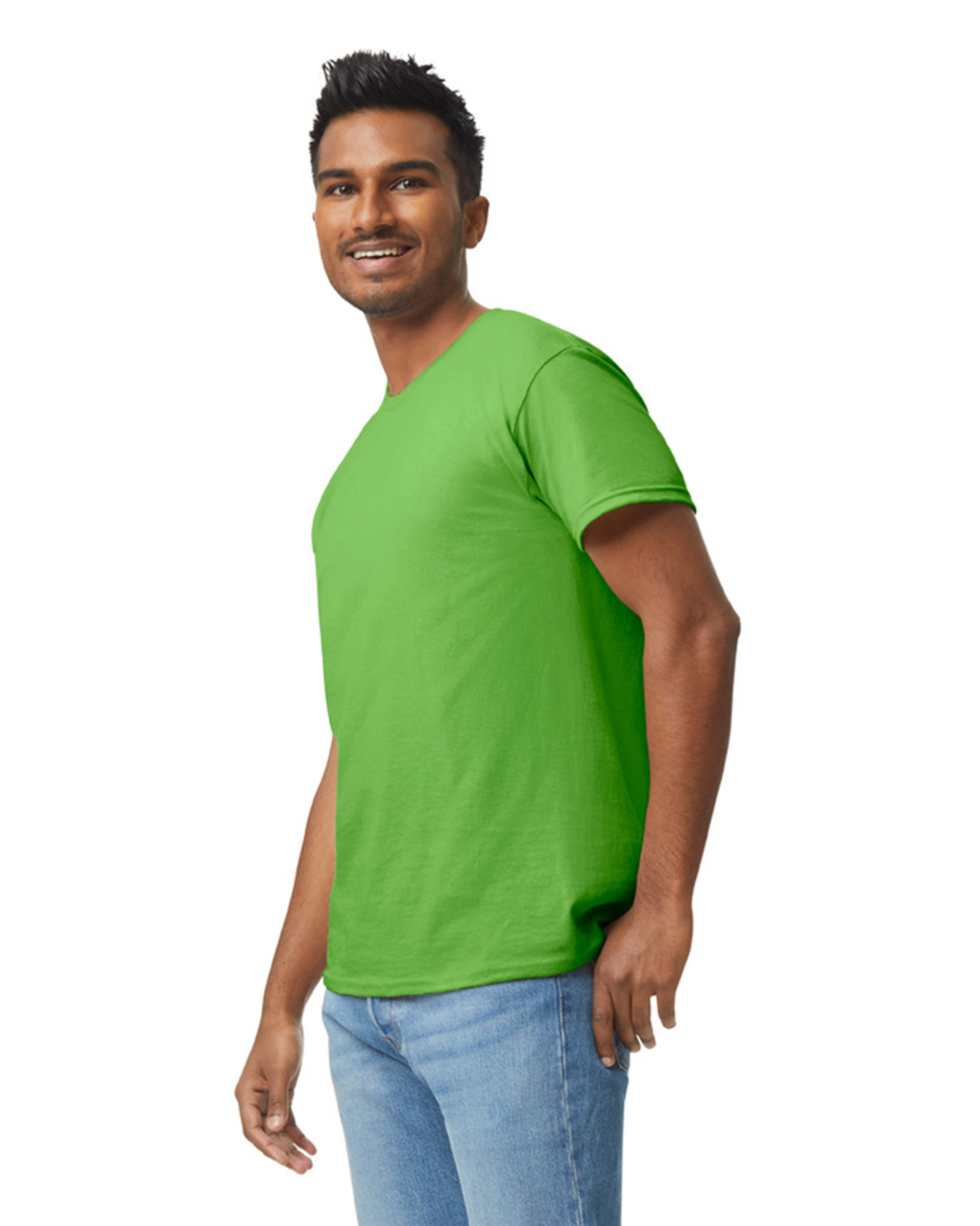 Gildan 5000 Neon Green Adult Heavy Cotton™ t shirts | JiffyShirts