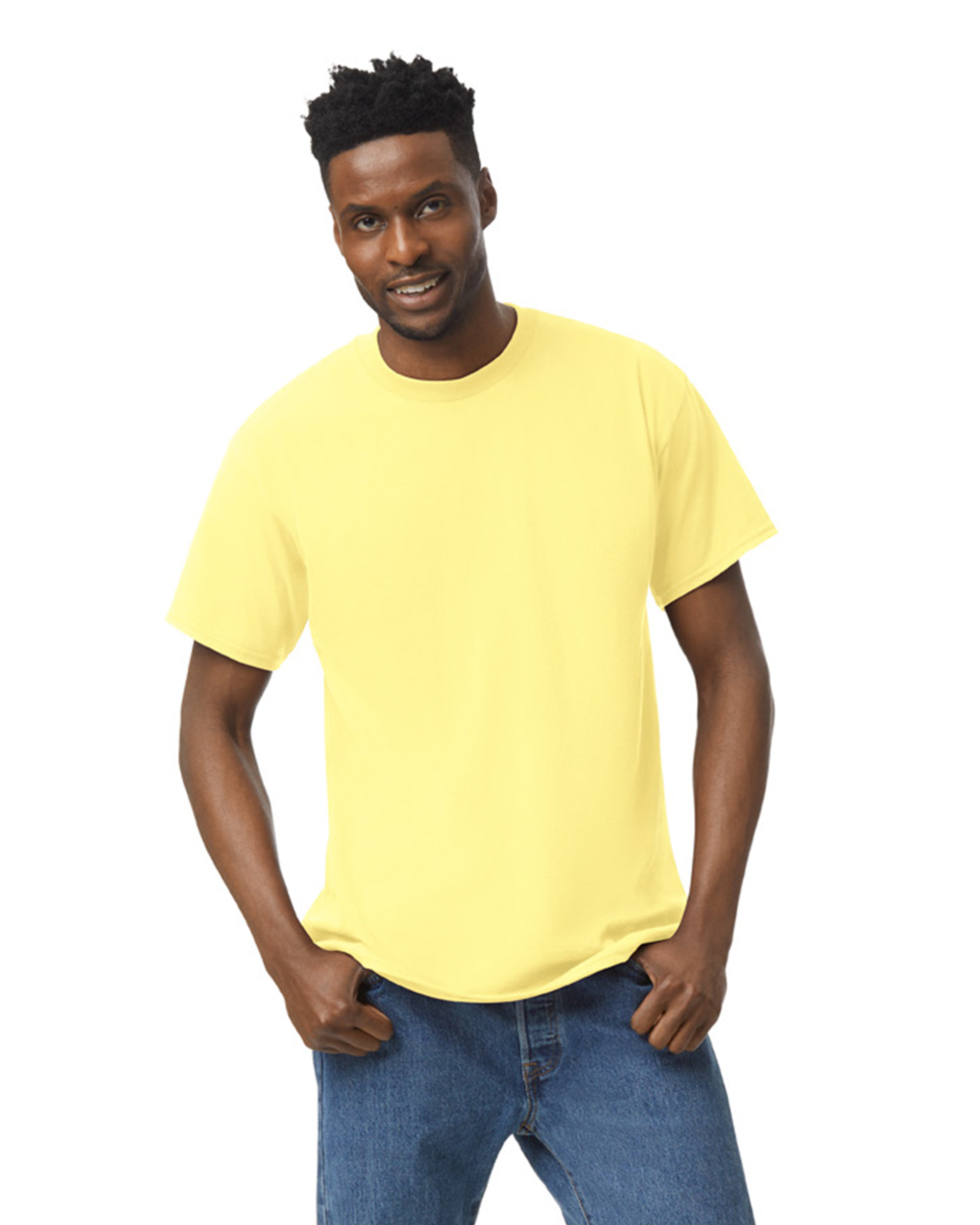 Gildan 5000 Corn Silk Adult Heavy Cotton™ T Shirts | Jiffy Shirts