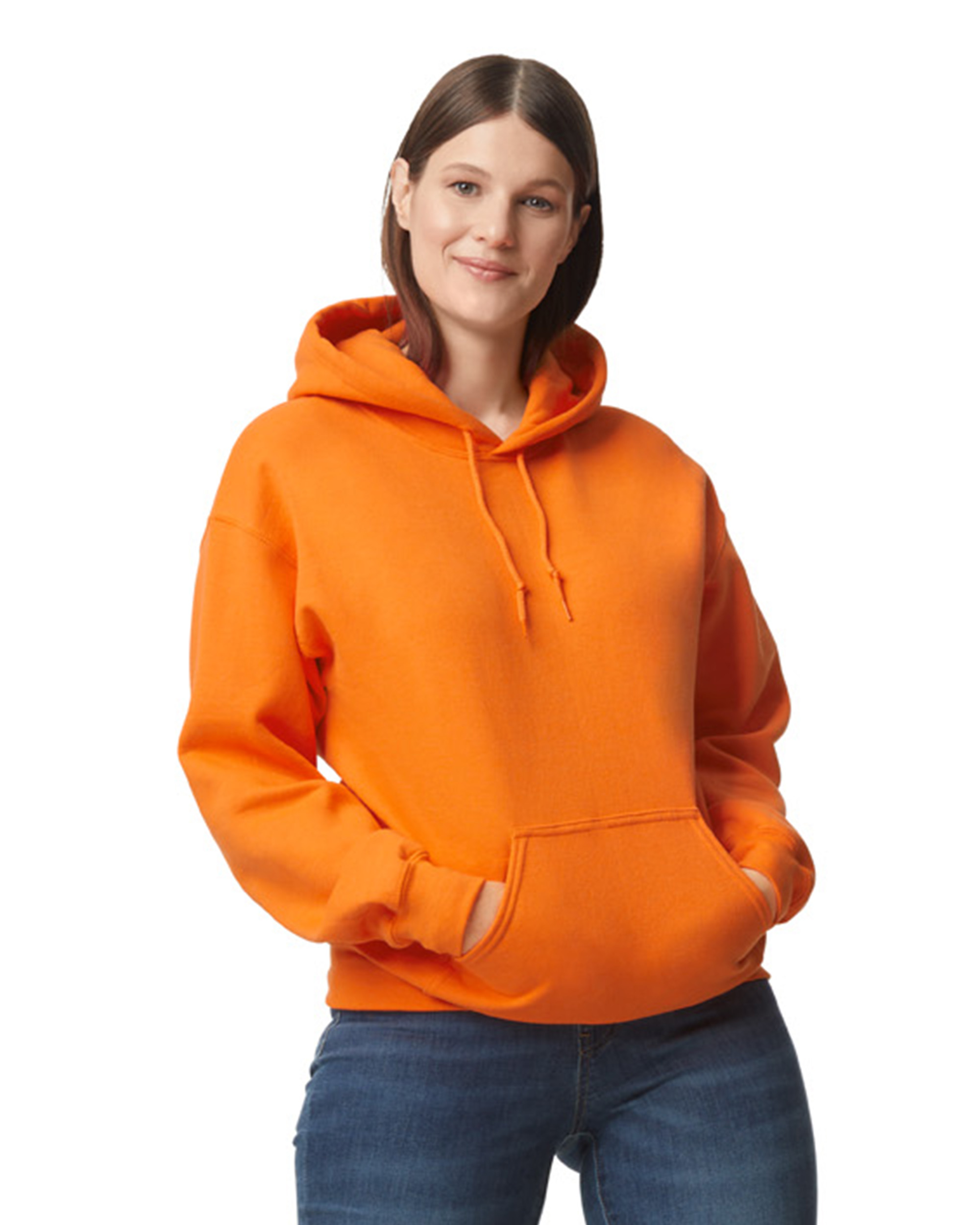 Gildan safety hot sale orange hoodie