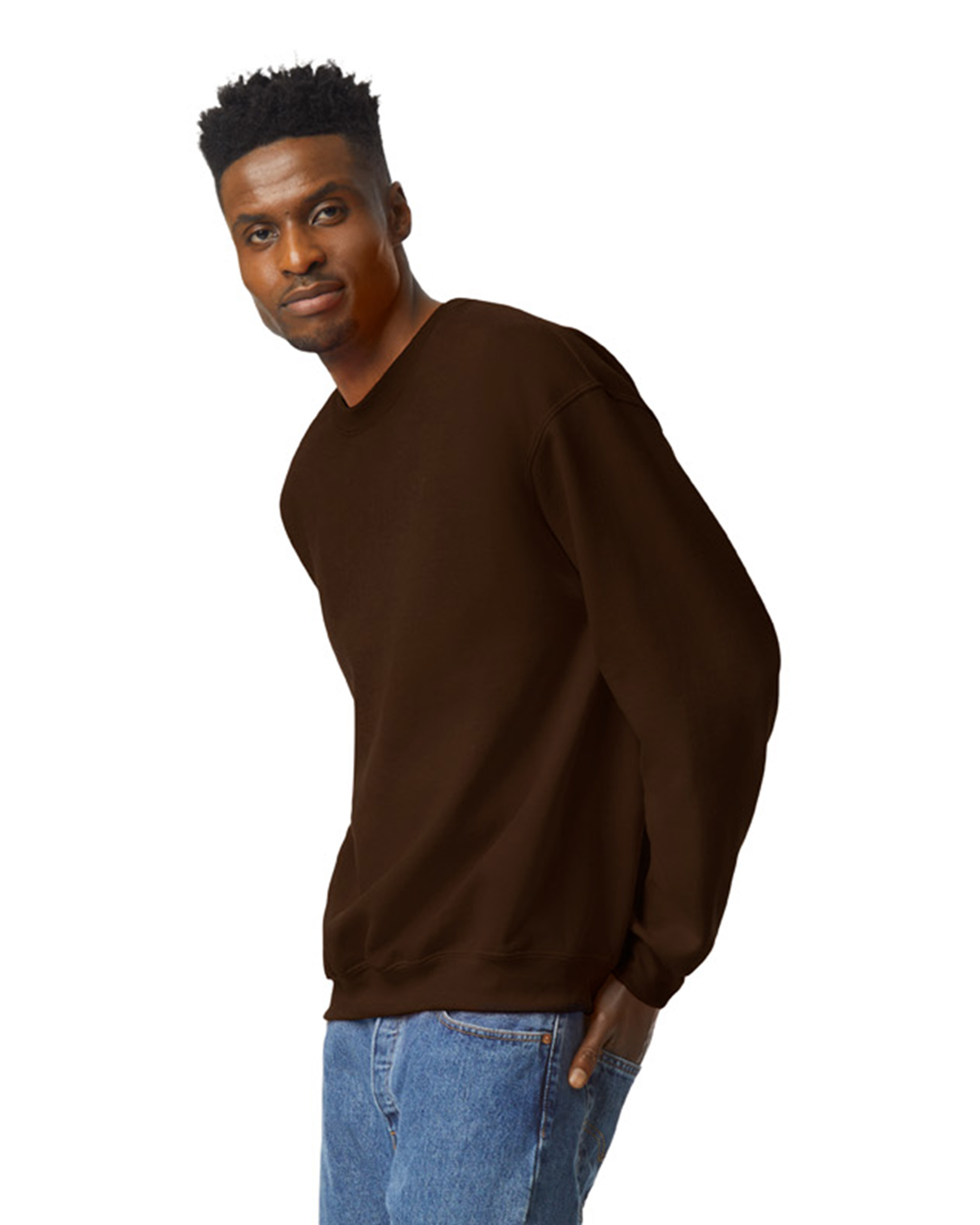 Gildan 18000 Sweatshirt Dark Chocolate Adult Heavy Blend™ Adult 8