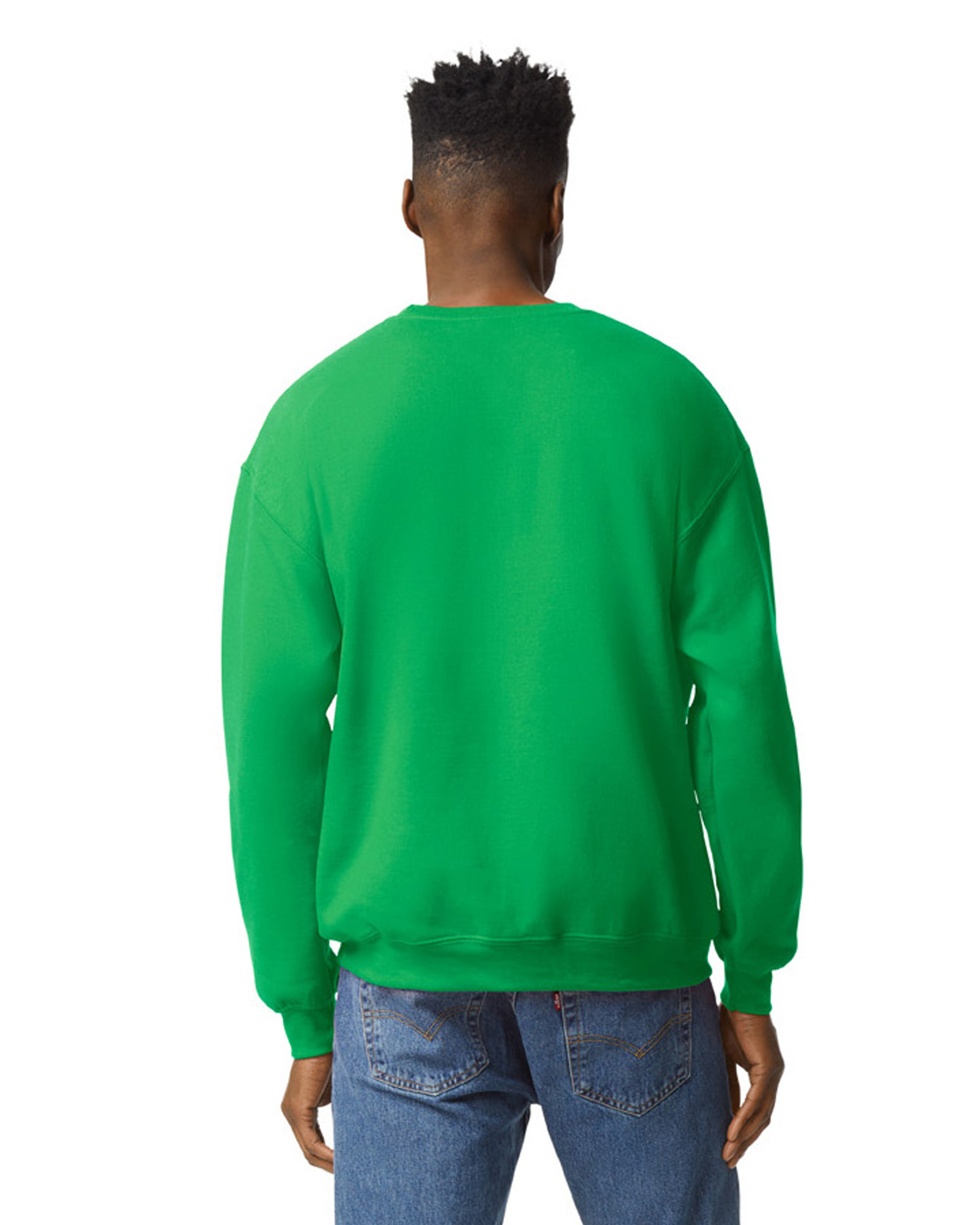 Gildan 18000 Sweatshirt Irish Green Adult Heavy Blend™ Adult 8 Oz., 50/50  Fleece Crew | Jiffy Shirts