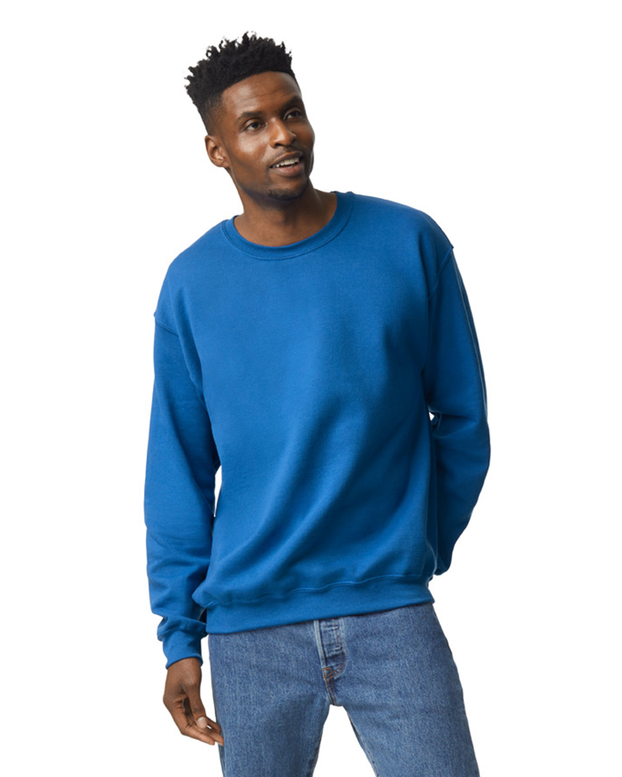 Gildan 18000 Sweatshirt Royal Adult Heavy Blend Adult 8 Oz. 50