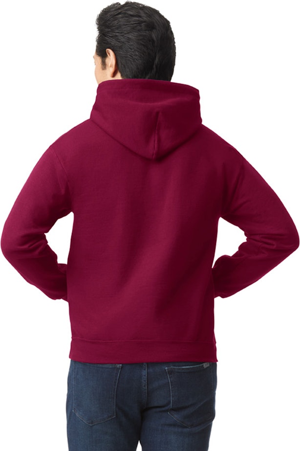 18500 Gildan Heavy Blend™ Hooded Sweatshirt Garnet – Detail Basics Canada