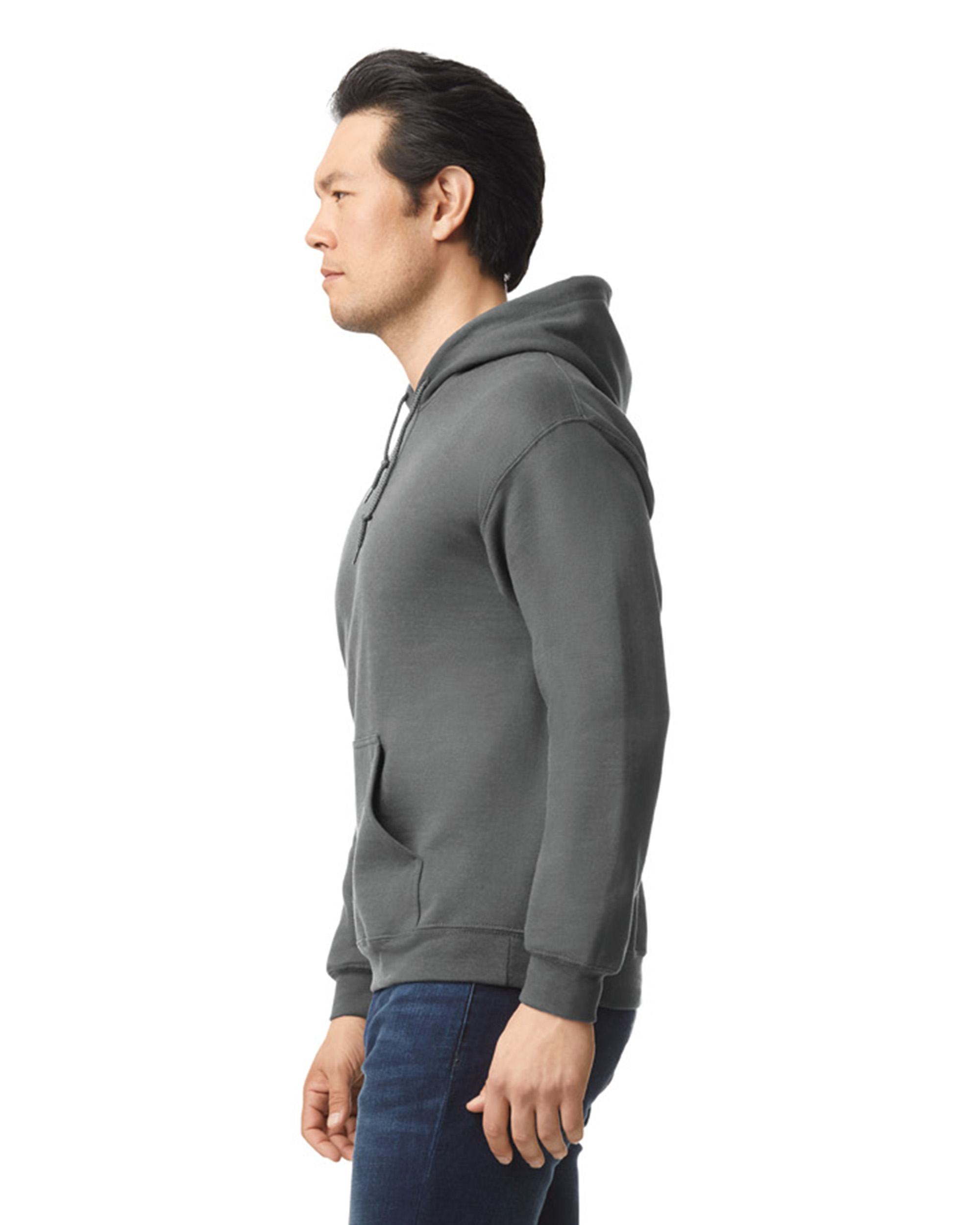 Gildan charcoal grey online hoodie