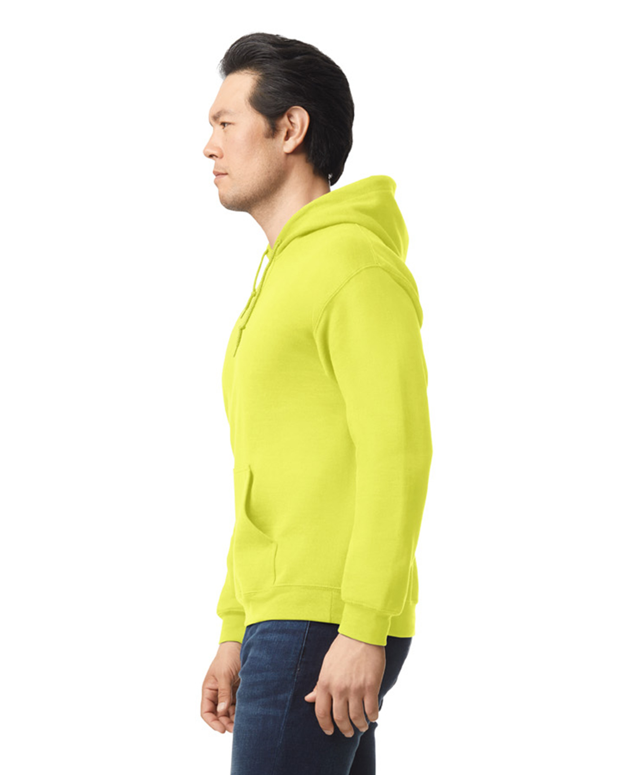 Gildan safety outlet green hoodie