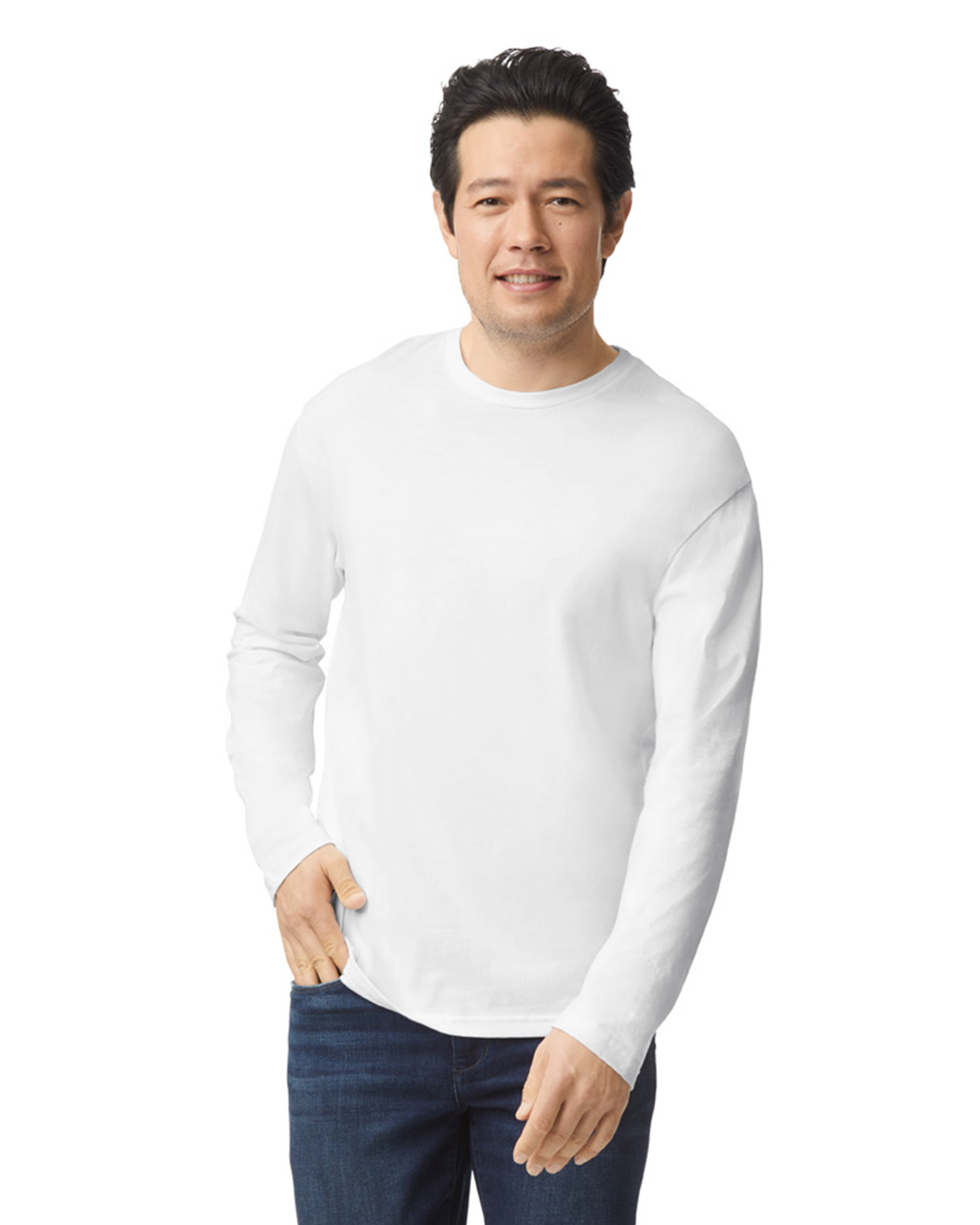 Gildan G644 Adult Softstyle® 4.5 Oz. Long Sleeve T Shirt | Jiffy