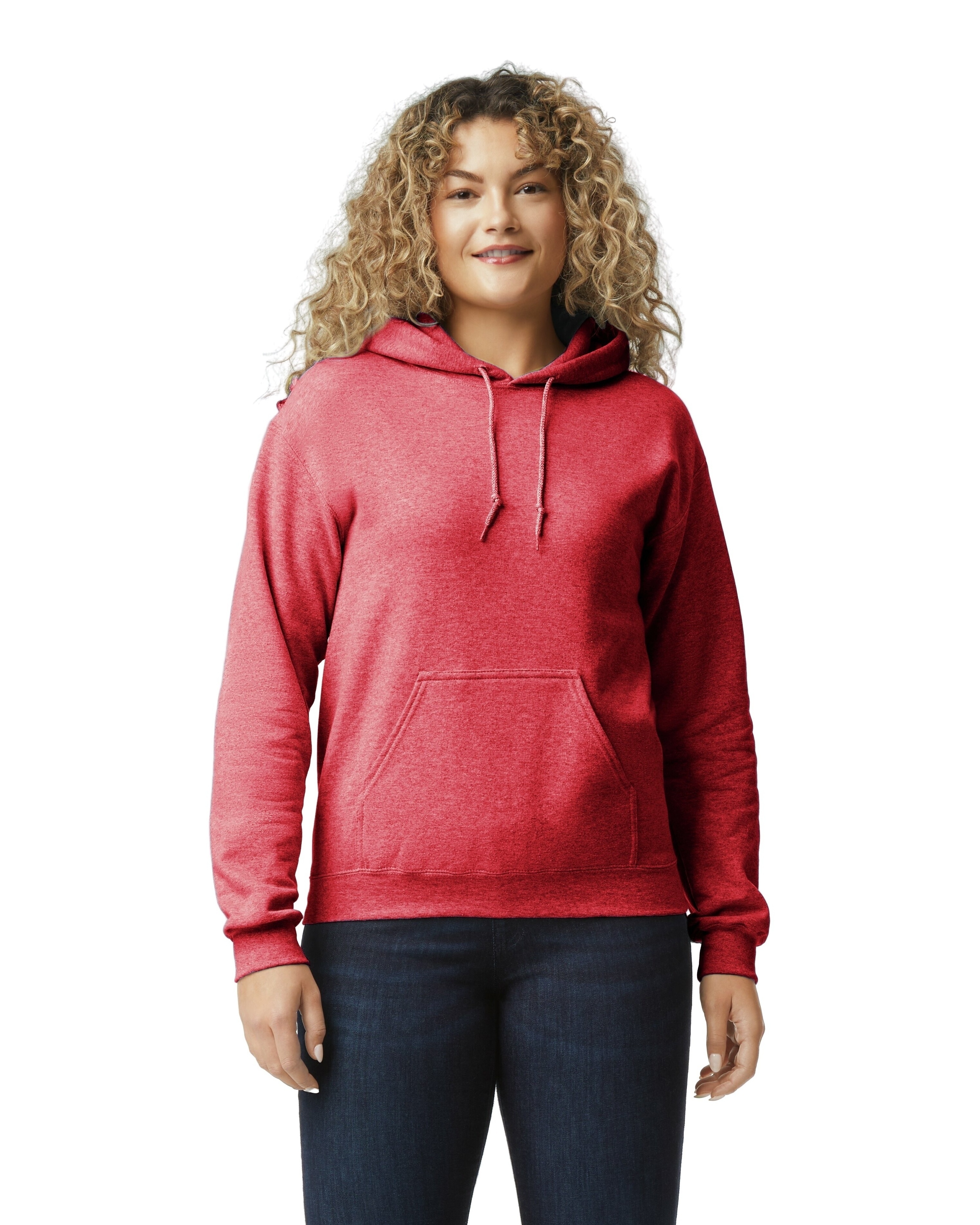 Red discount gildan hoodie