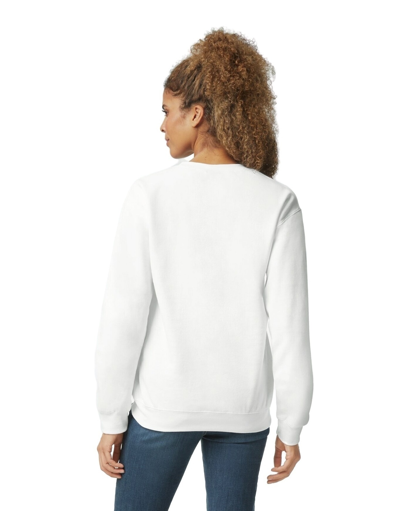 Gildan 18000 Sweatshirt White Adult Heavy Blend™ Adult 8 Oz., 50