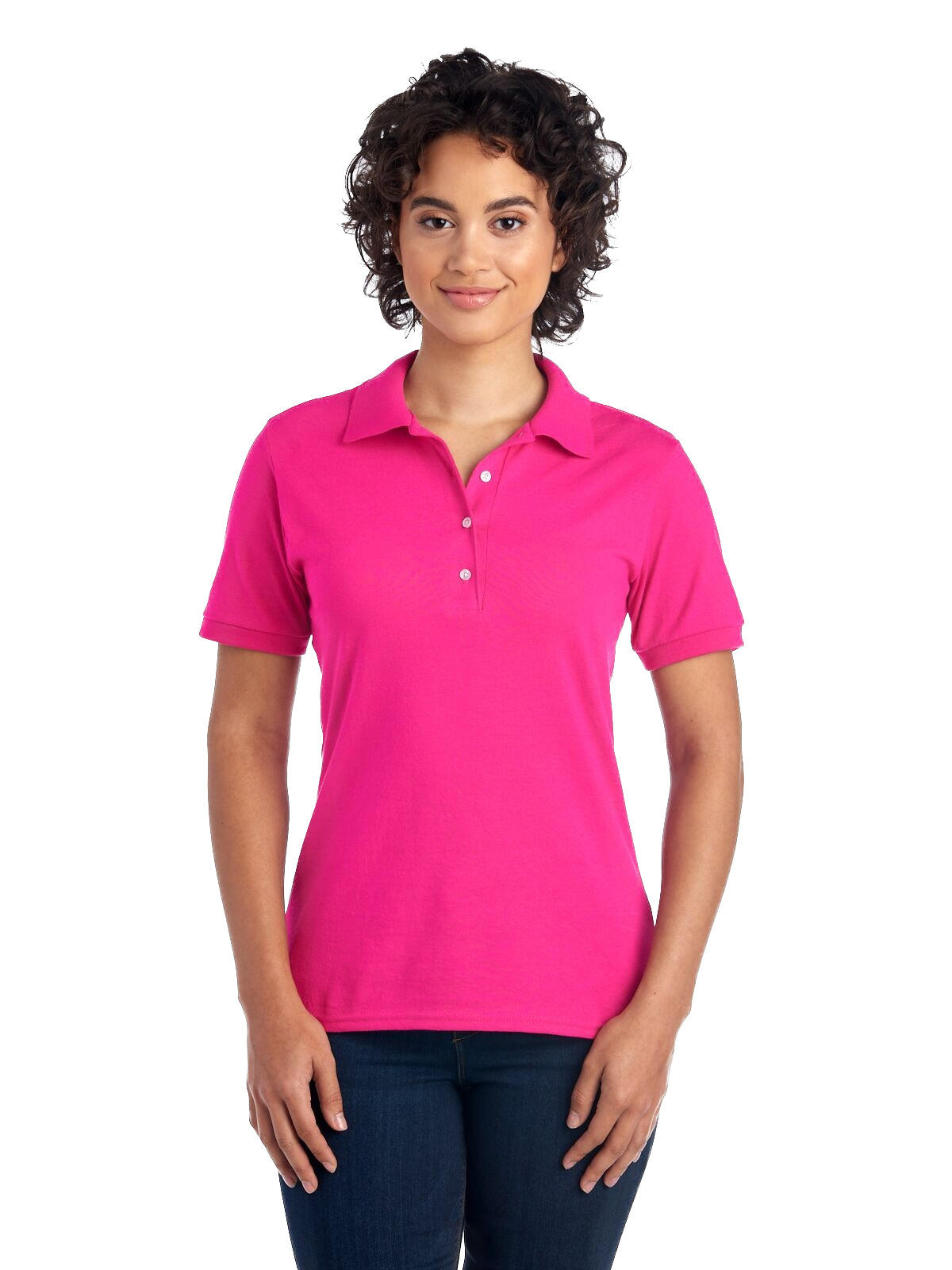 Womens jersey shop polo shirts