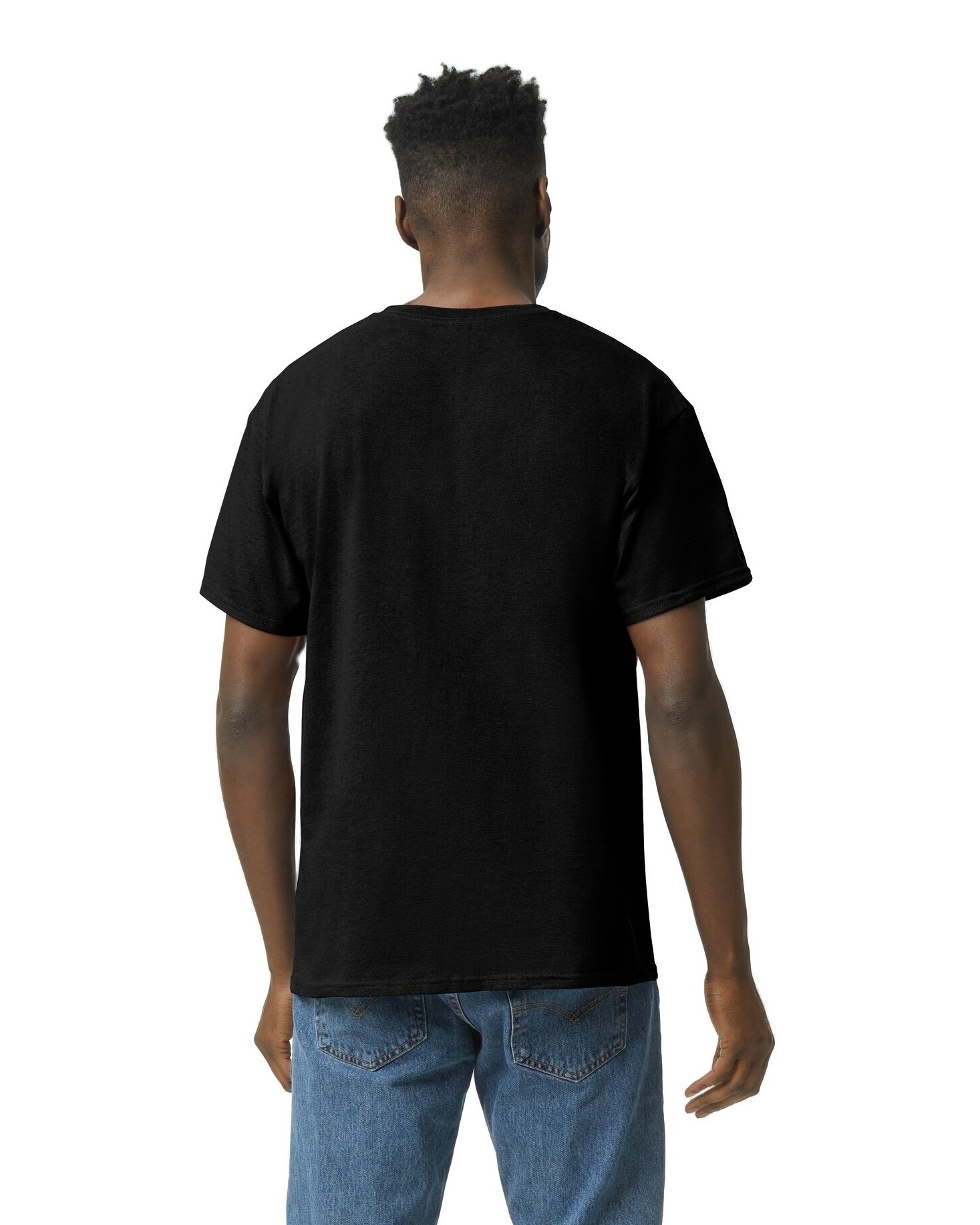 Gildan 5000 Black Adult Heavy Cotton™ T Shirts | Jiffy Shirts