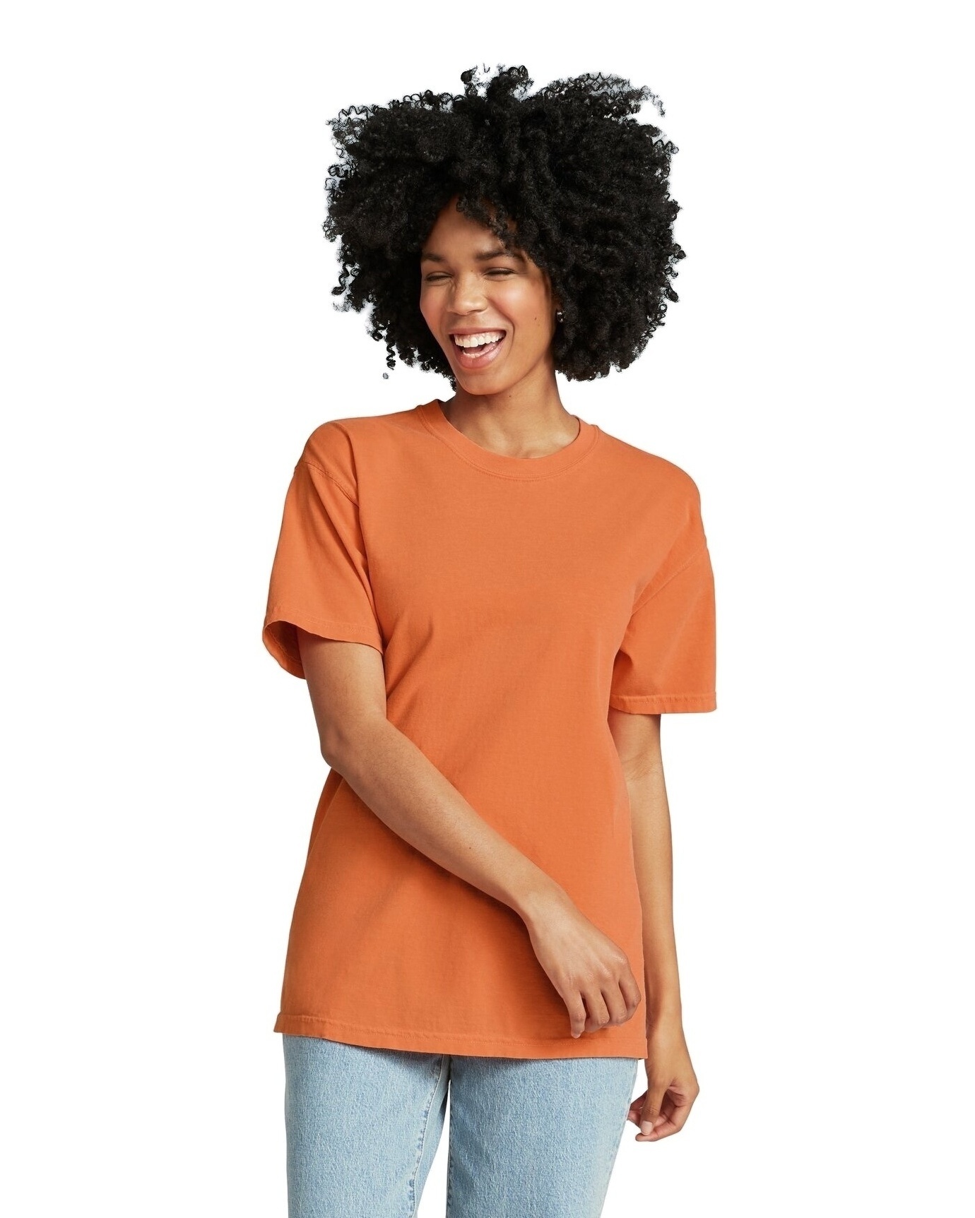 Burnt orange t shirt sale