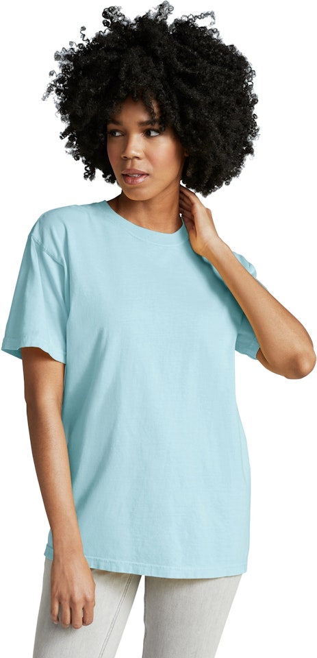 Comfort Colors 6.1 oz. Ringspun Garment-Dyed T-Shirt (C1717) Chambray, XL