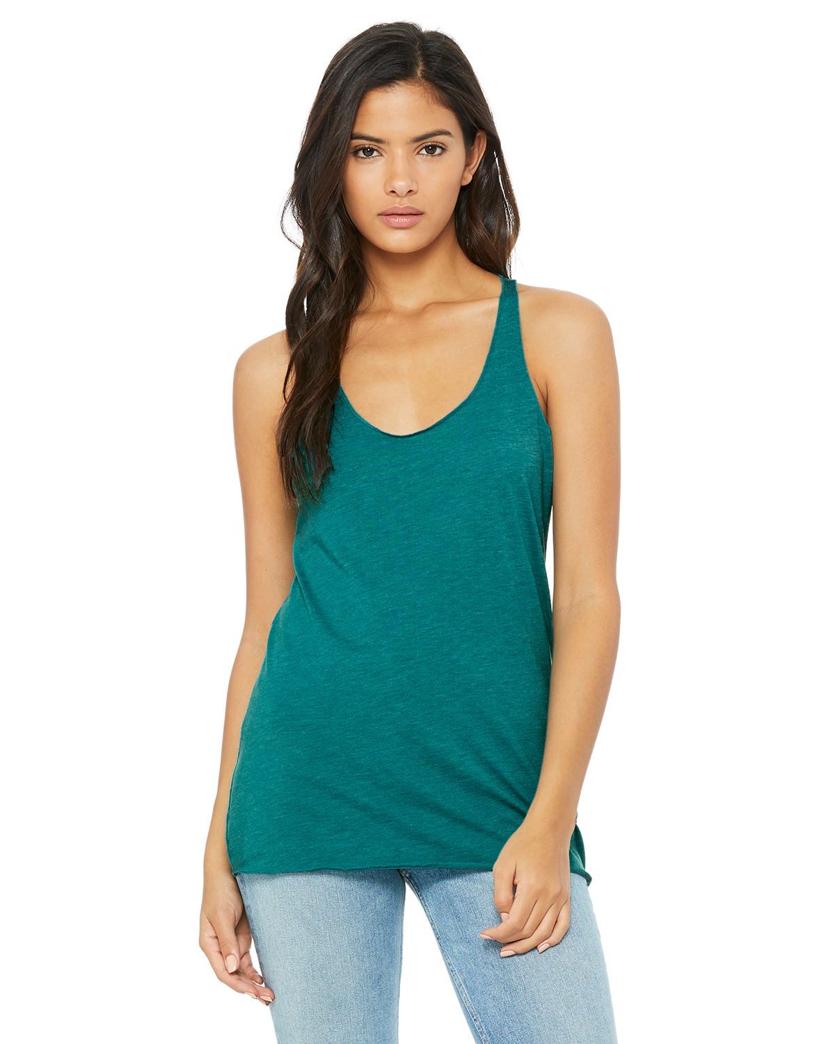 teal racerback tank