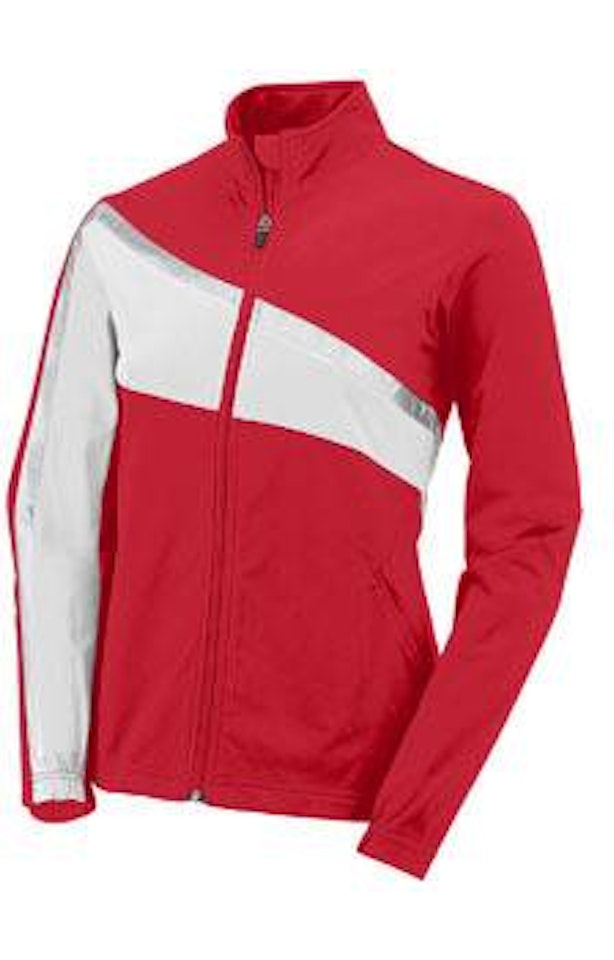 Augusta Sportswear 7735 Red / White / Metal Slv