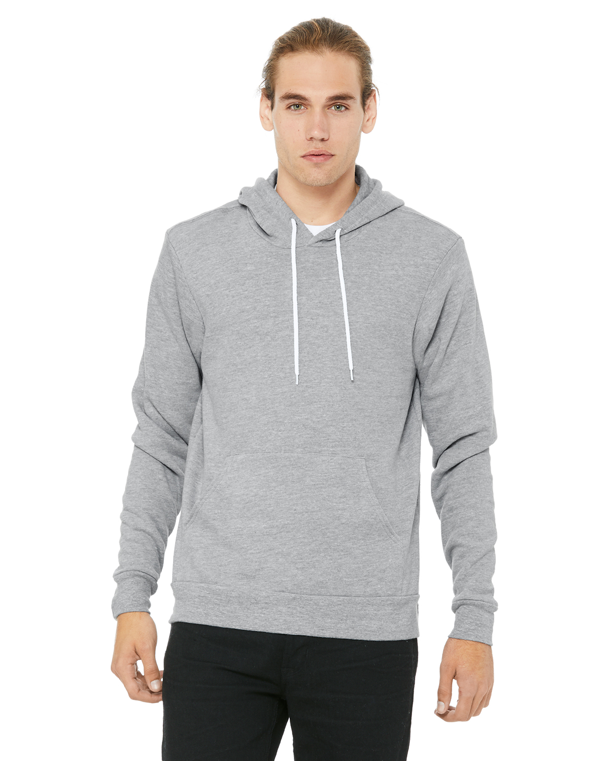 canvas hooded sweatshirt