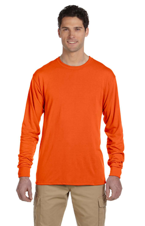 Jerzees 21ML Adult 5.3 oz. DRI-POWER® SPORT Long-Sleeve T-Shirt ...