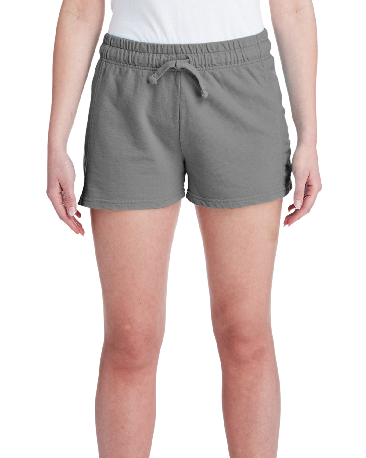 Comfort Colors 1537L Grey Ladies' French Terry Short